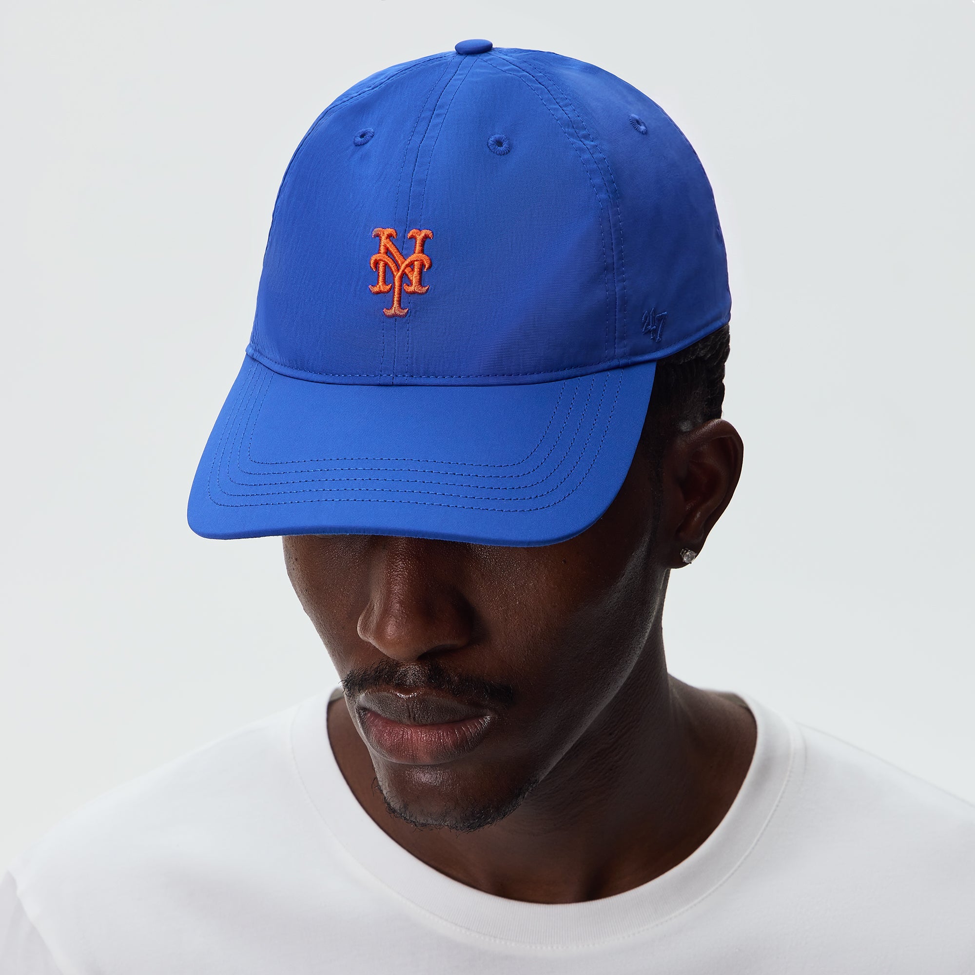 Kith & '47 for the New York Mets Nylon Mini Logo Aaron Classic Cap Kith & '47 for the New York Mets Nylon Mini Logo Aaron Classic Cap
