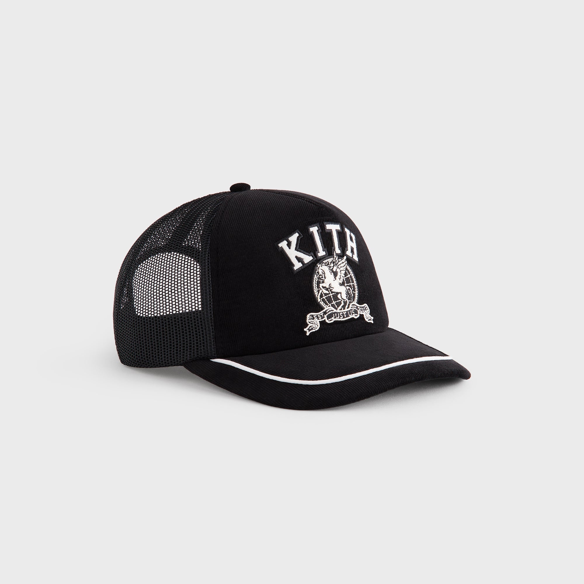 Kith Micro Cord Nolan Trucker Hat - Black – Kith Japan
