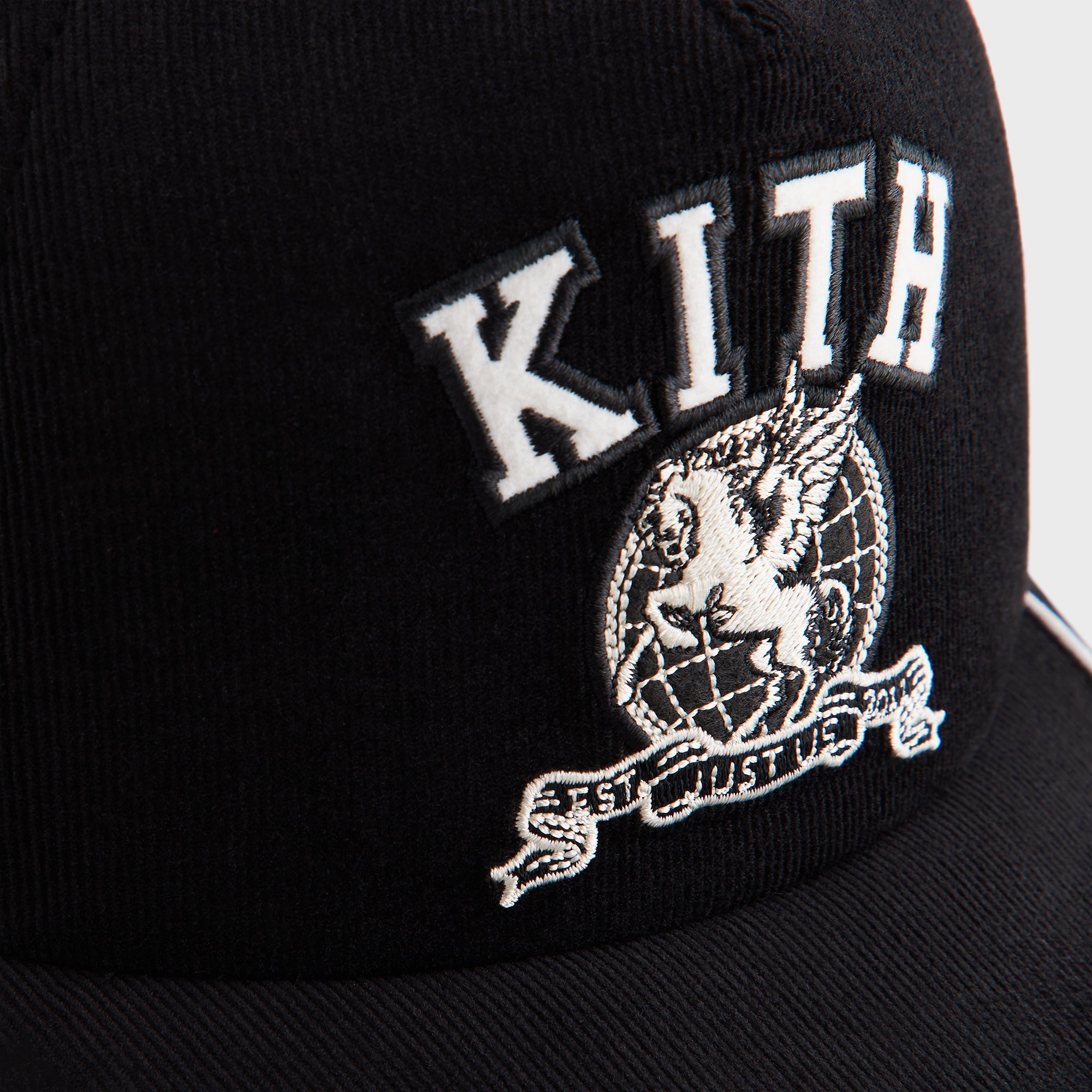 Kith Micro Cord Nolan Trucker Hat - Black – Kith Japan
