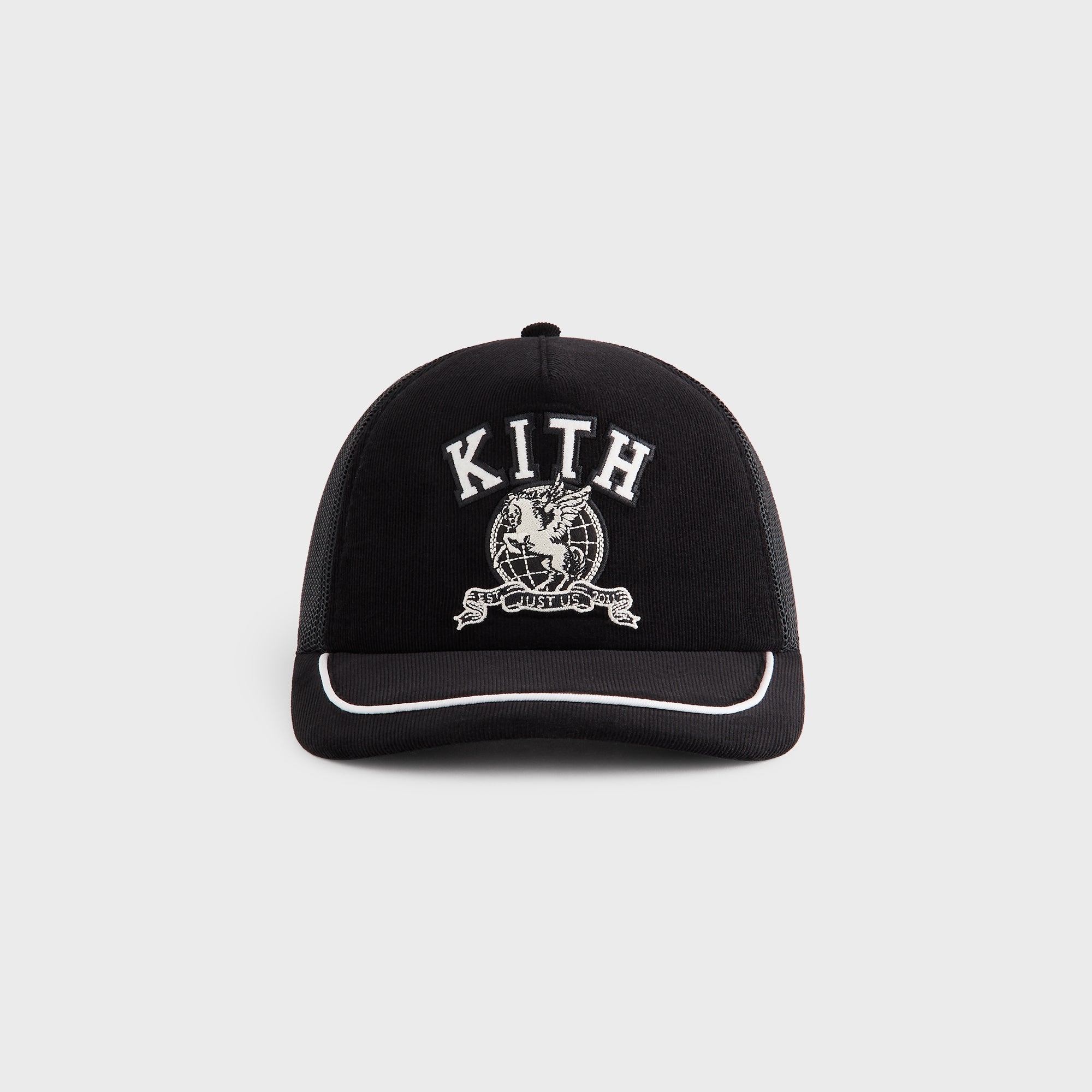 Kith Micro Cord Nolan Trucker Hat - Black – Kith Japan