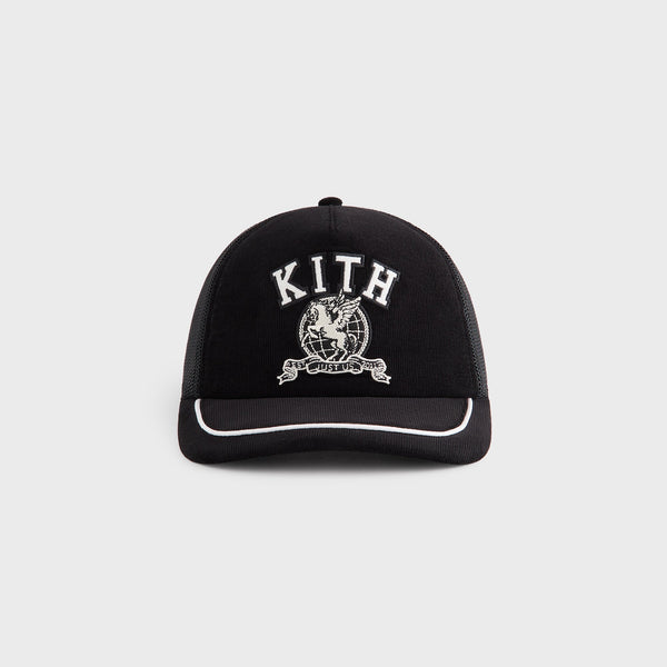 Kith Micro Cord Nolan Trucker Hat - Black – Kith Japan
