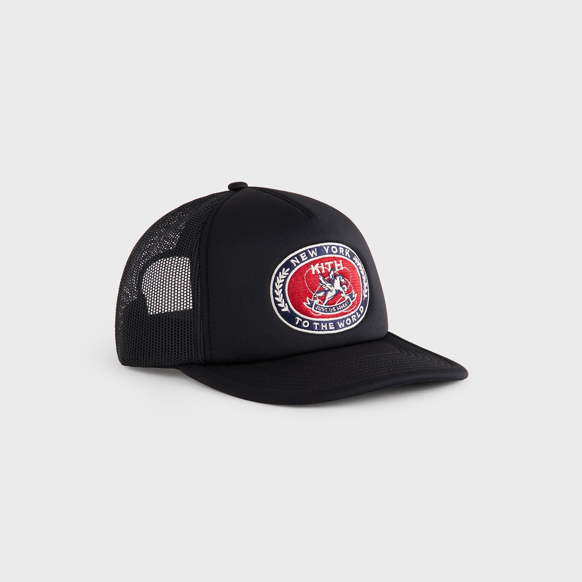 Kith Laurel Pegasus Nolan Trucker Hat - Black – Kith Japan