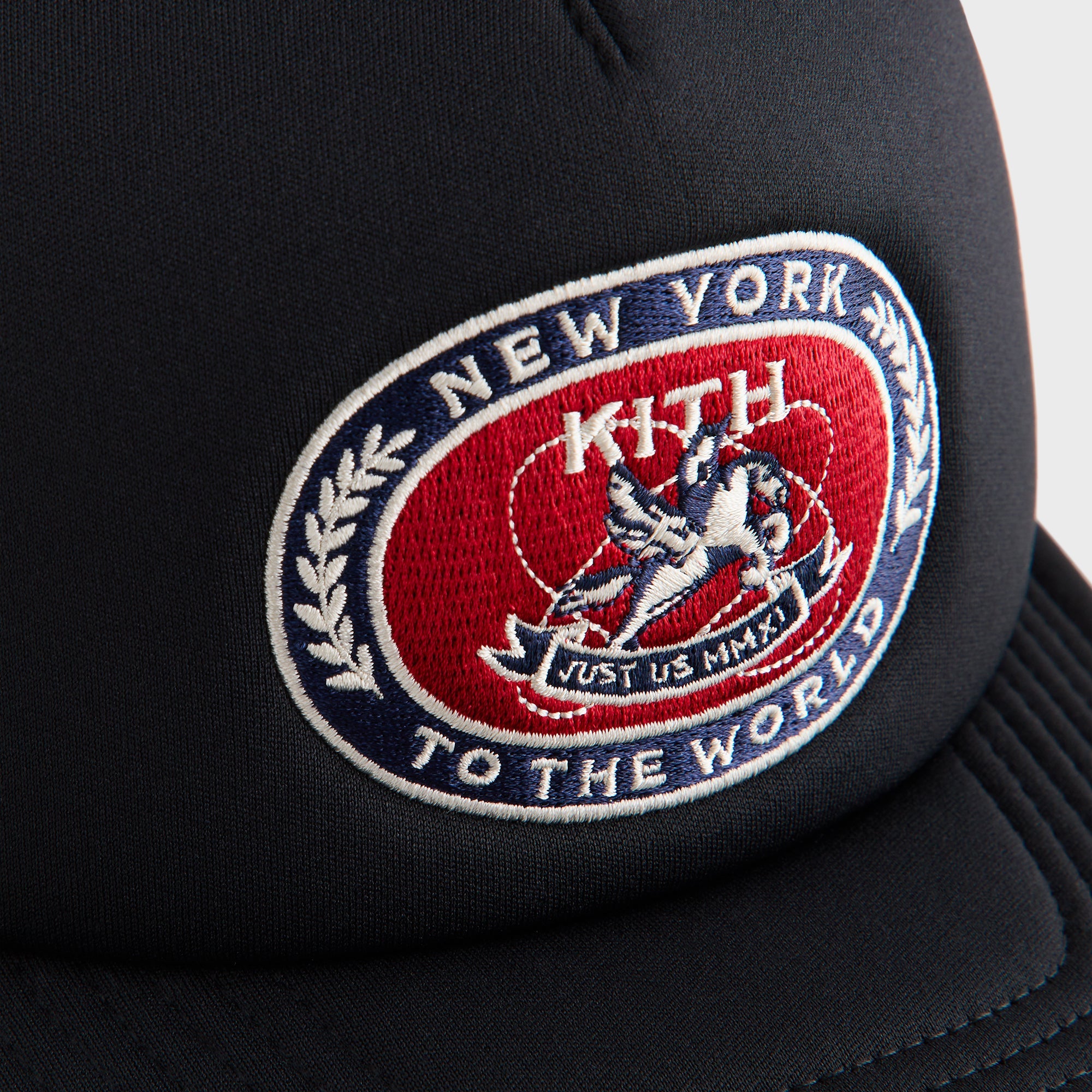 Kith Laurel Pegasus Nolan Trucker Hat - Black – Kith Japan
