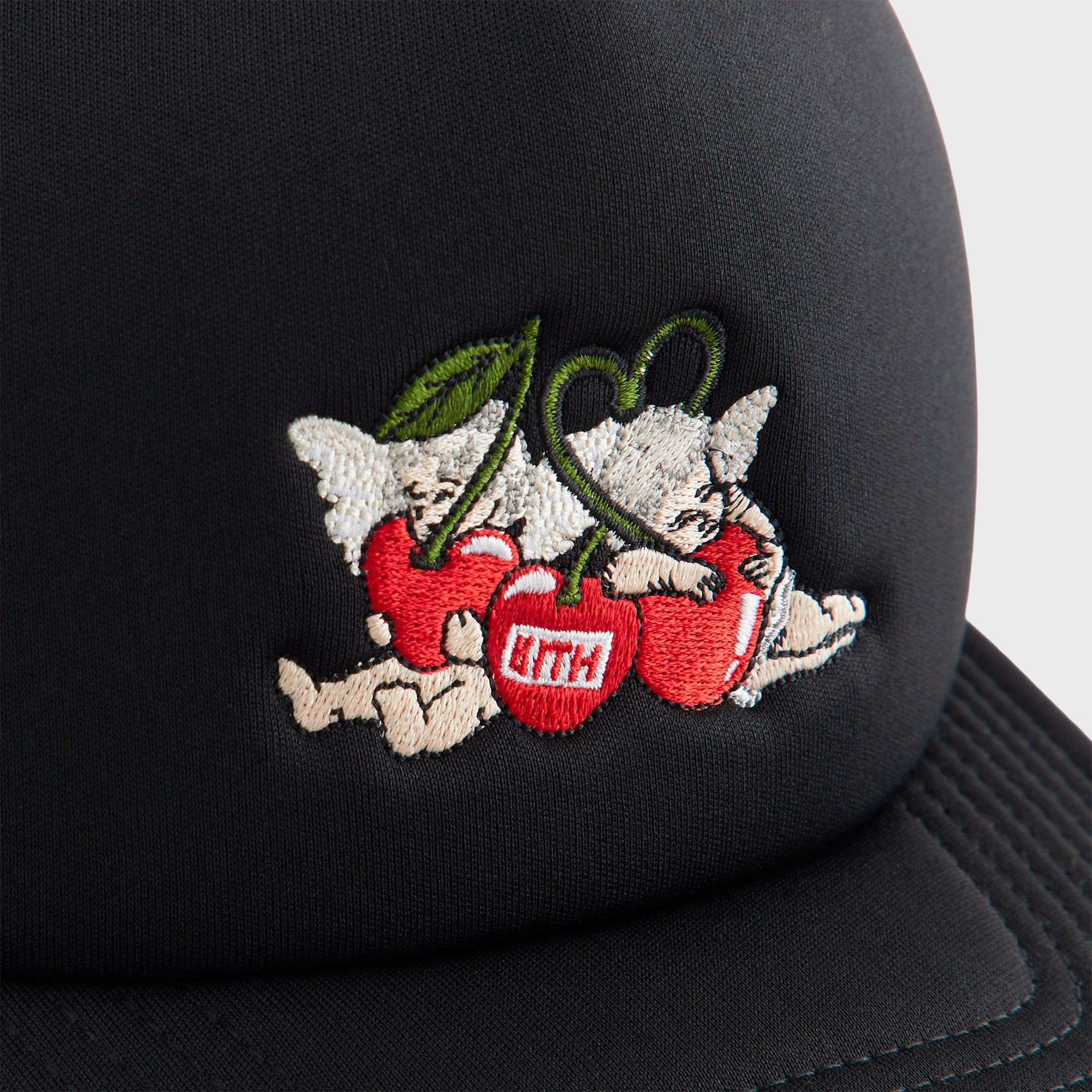 Kith Cherry Bunch Nolan Trucker Hat - Black – Kith Japan