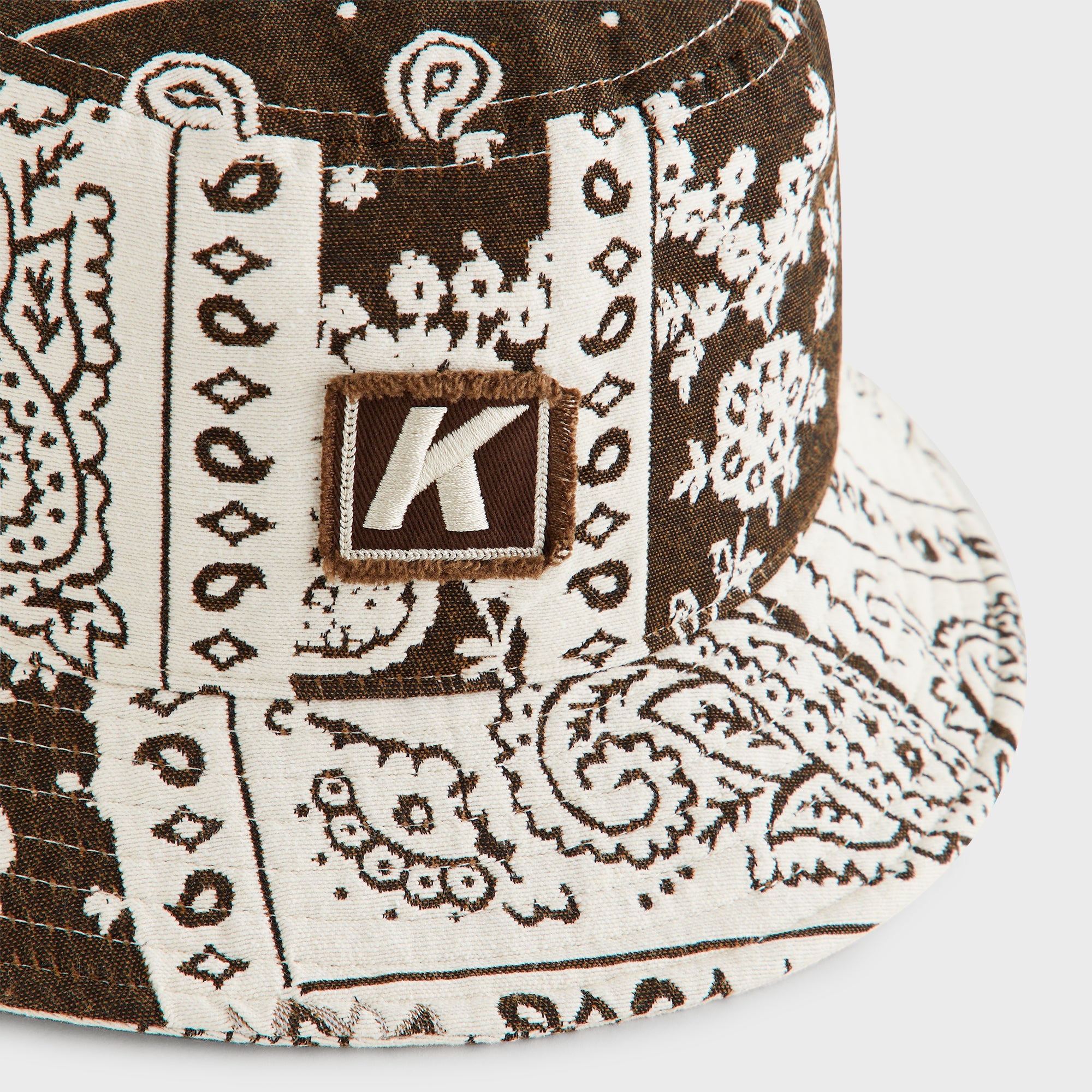 Kith Bandana Jacquard Dawson Bucket Hat - Coffee – Kith Japan