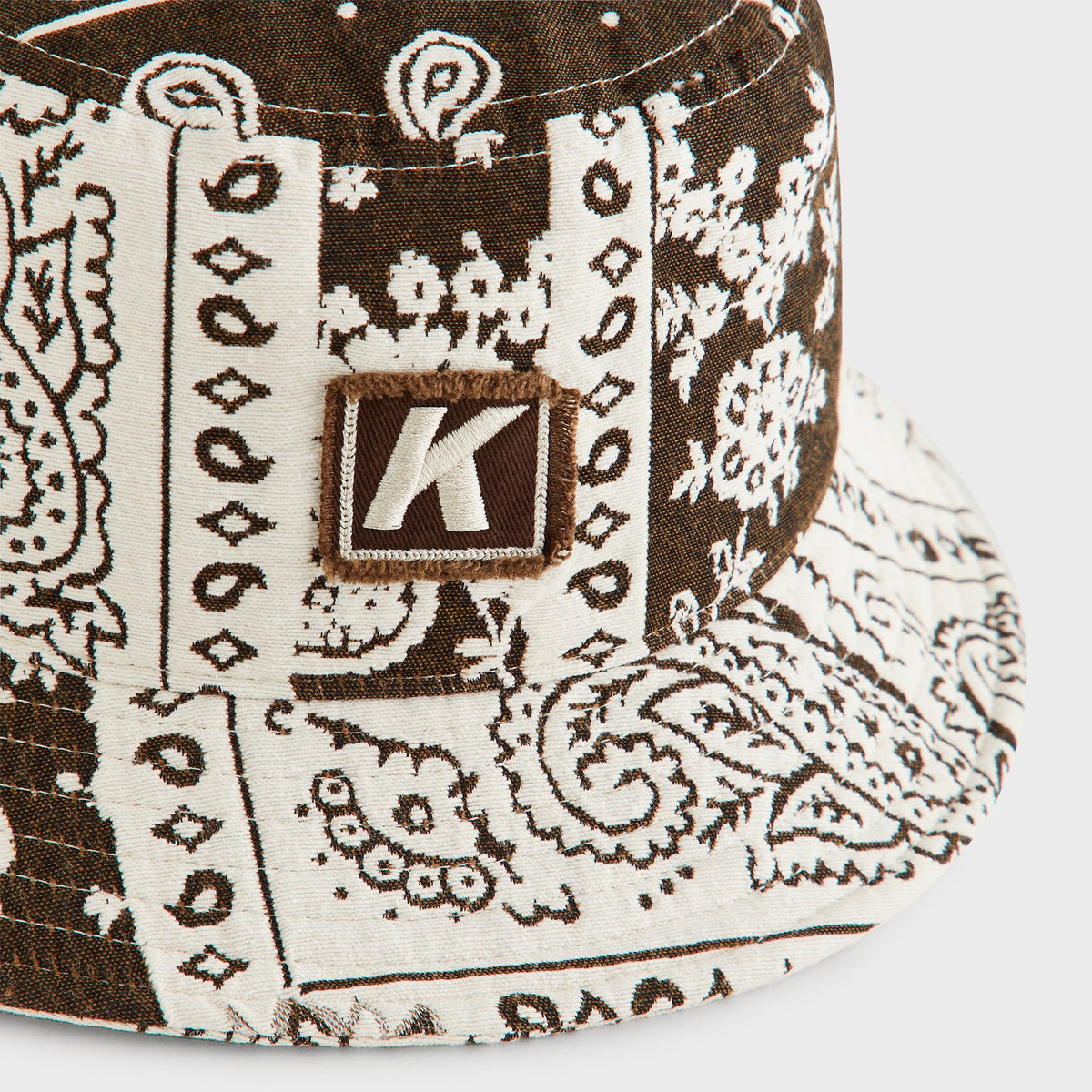 Kith Bandana Jacquard Dawson Bucket Hat - Coffee – Kith Japan