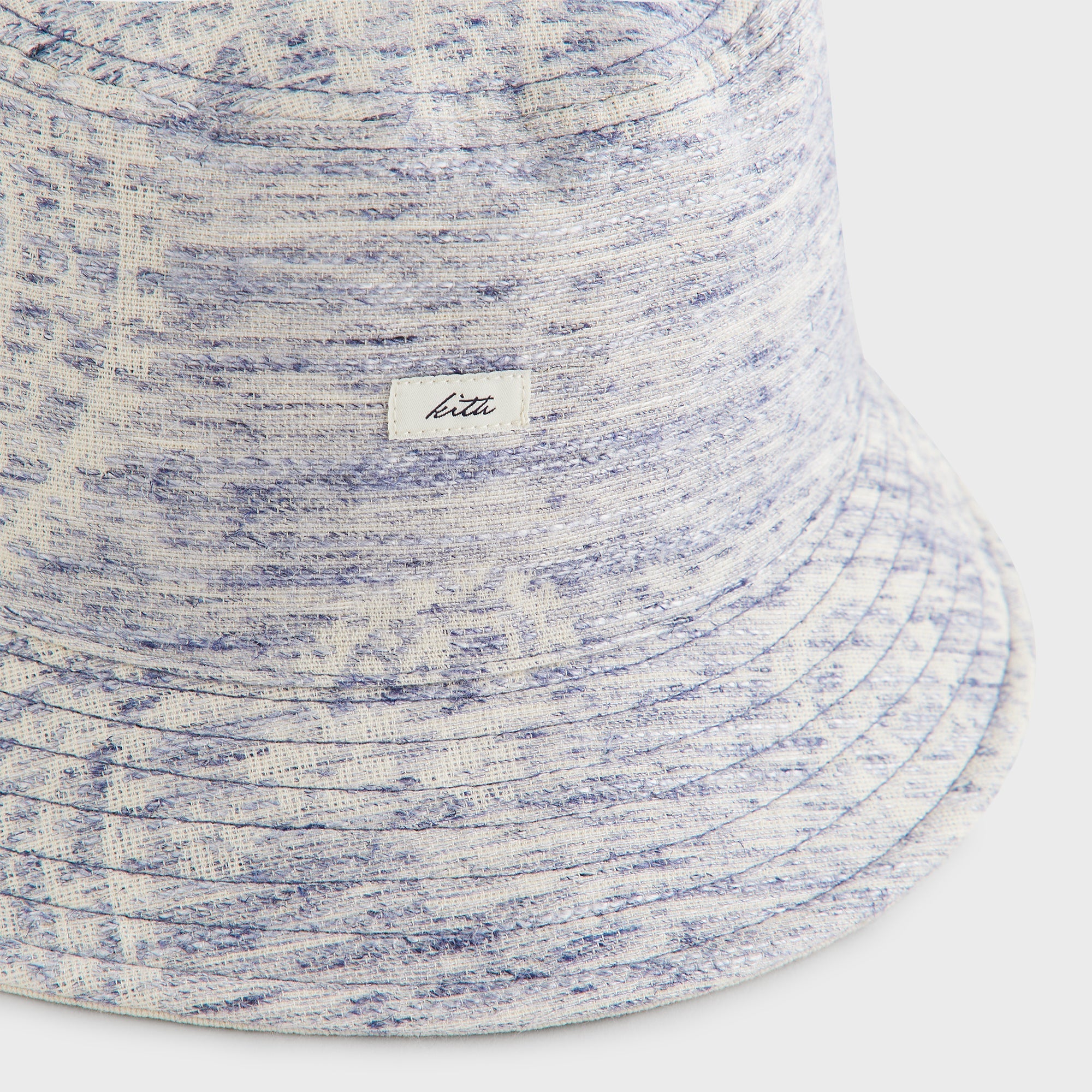 Kith Heather Jacquard Canvas Reversible Dawson Bucket Hat - Light