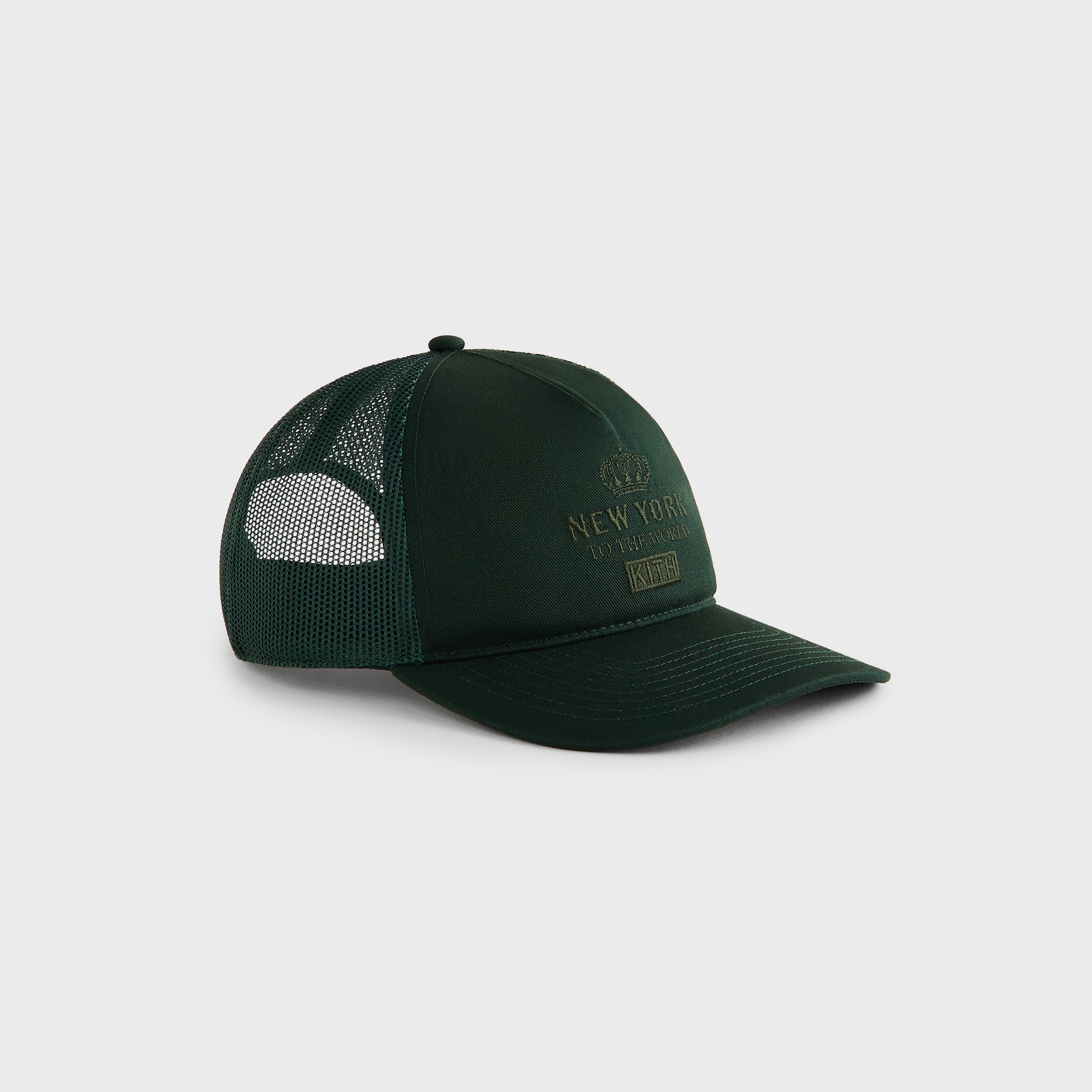 Kith New York To The World Relaxed Twill Nolan Trucker Hat