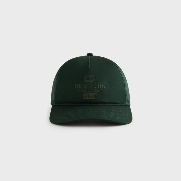 Kith New York To The World Relaxed Twill Nolan Trucker Hat
