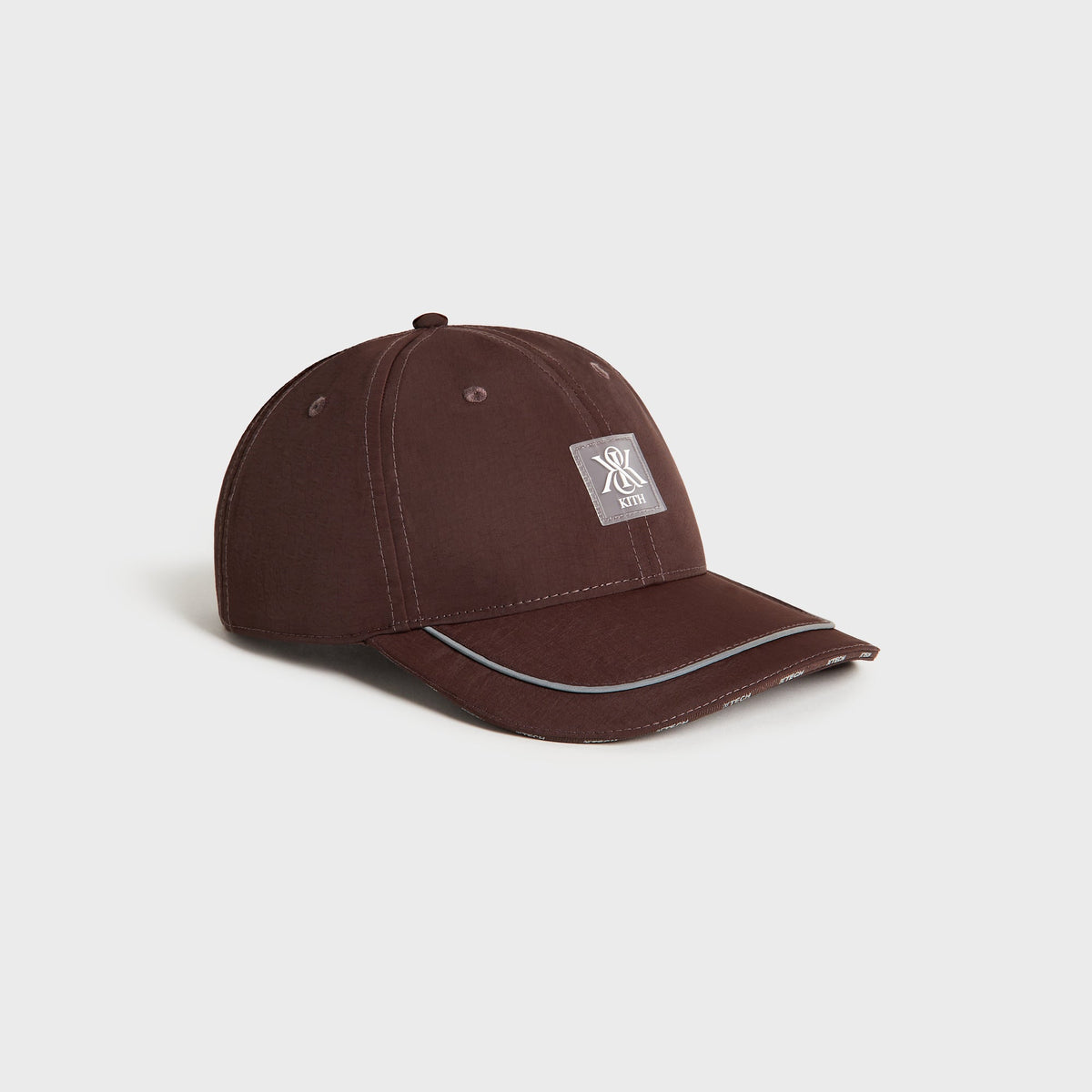 Kith Wrinkle Nylon Pieced Classic Cap - Hickory