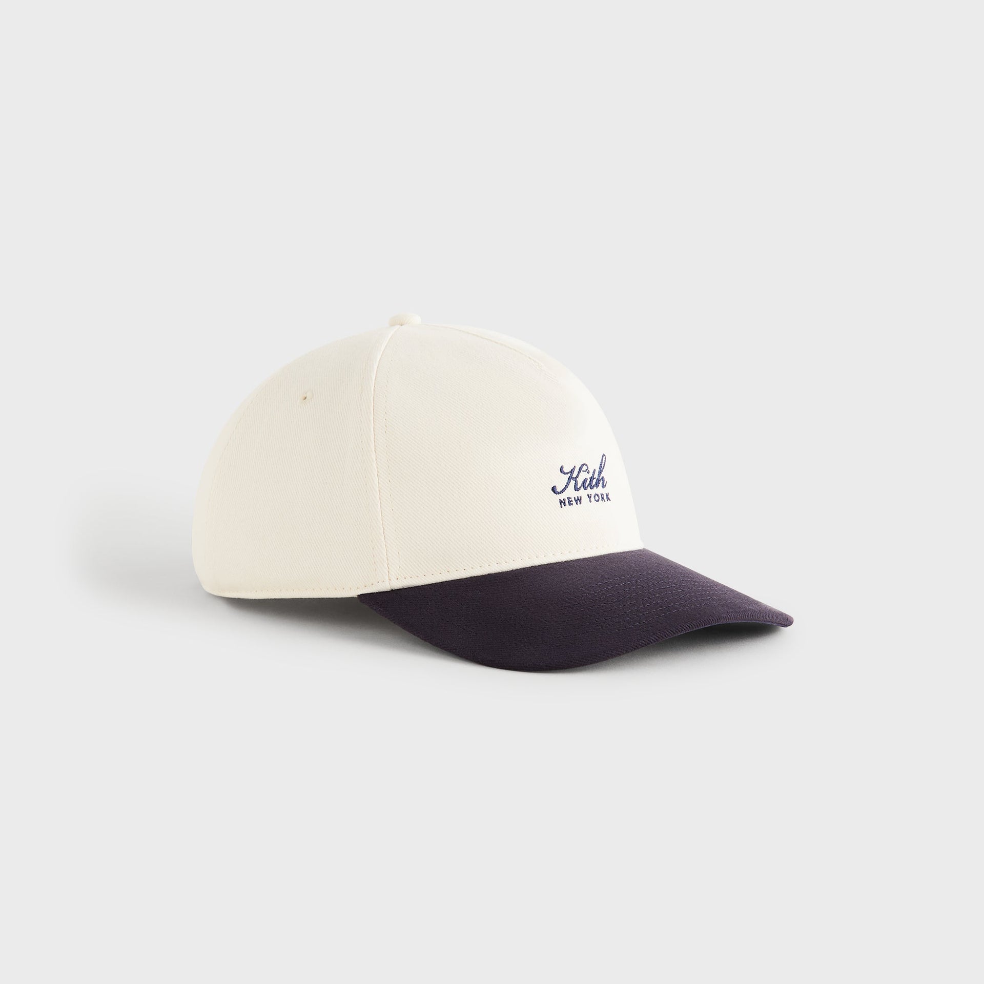 Kith Script Brushed Twill Bay Low Pinch Crown Cap - Nocturnal