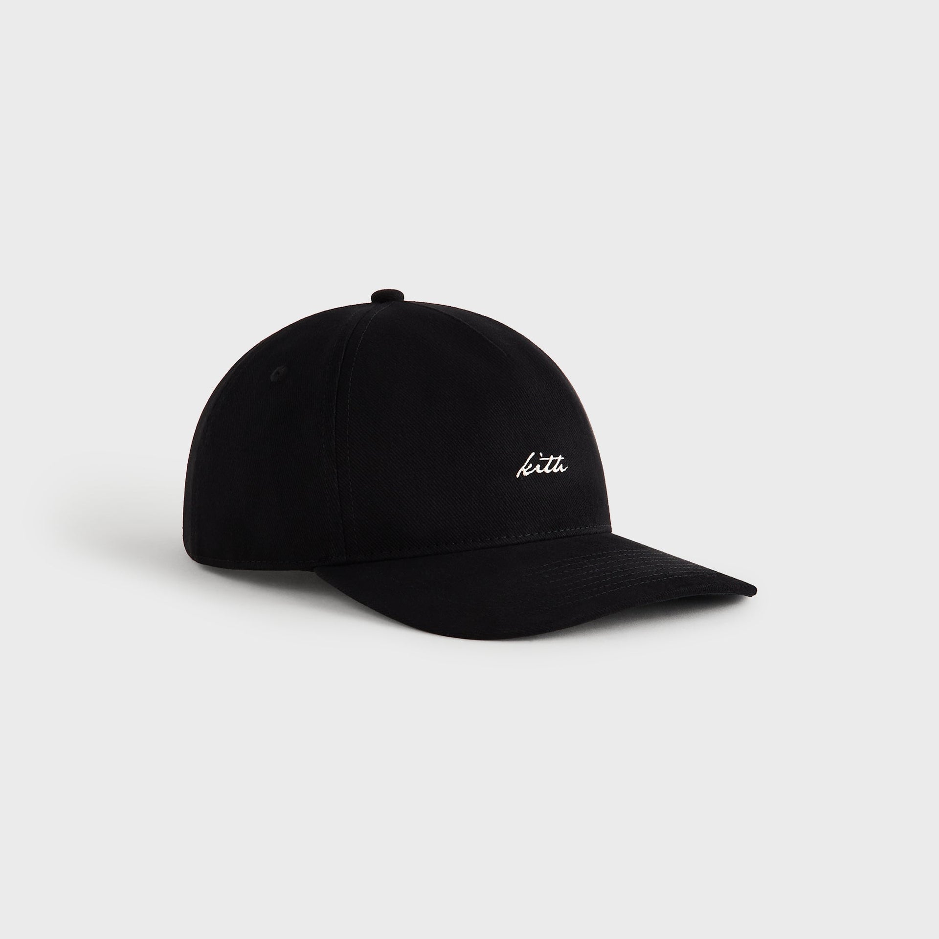 Kith Autograph Brushed Twill Bay Low Pinch Crown Cap - Black
