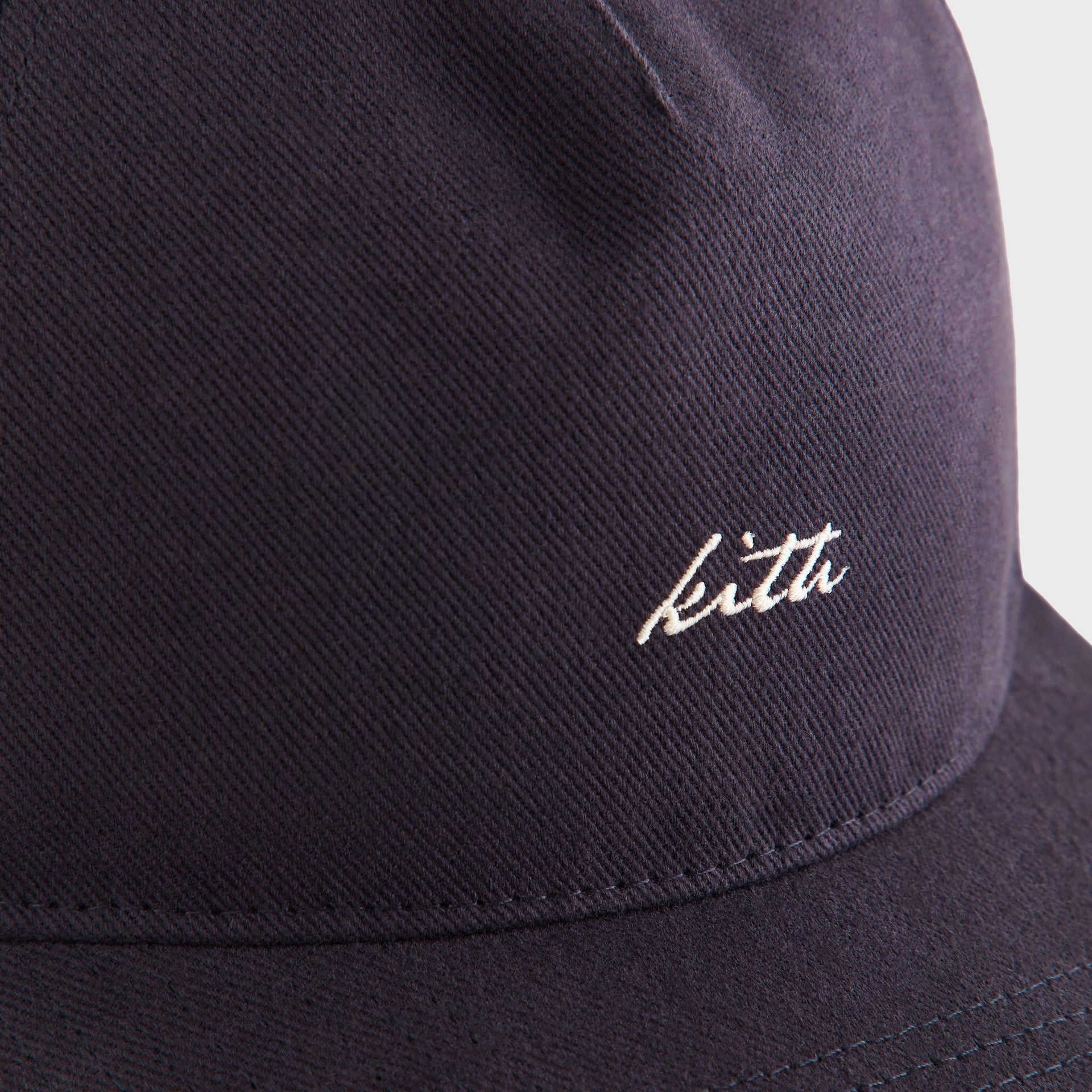 Kith Autograph Brushed Twill Bay Low Pinch Crown Cap - Nocturnal - PH