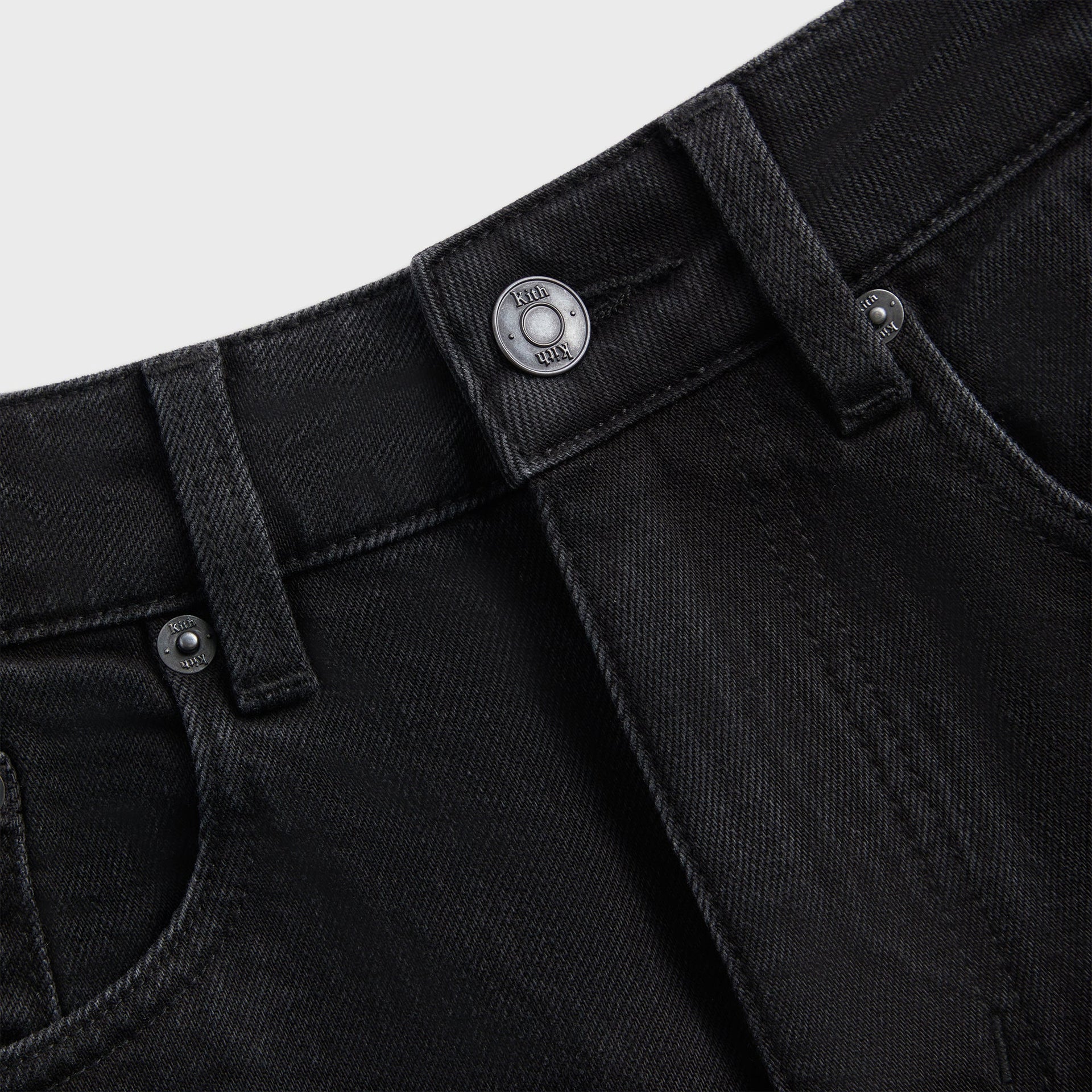 Kith Centre Straight Jeans - Black