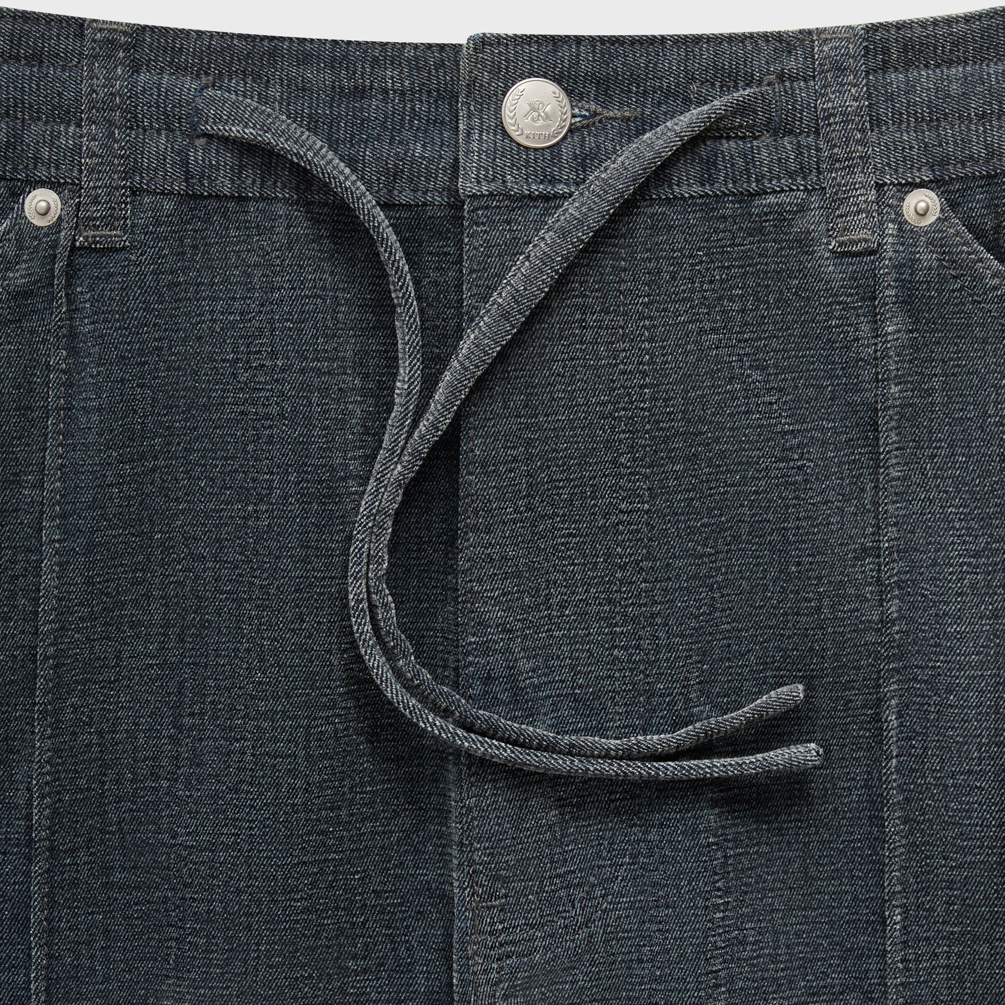 Kith Indigo Velour Zane Cargo Pant - Placid – Kith Japan