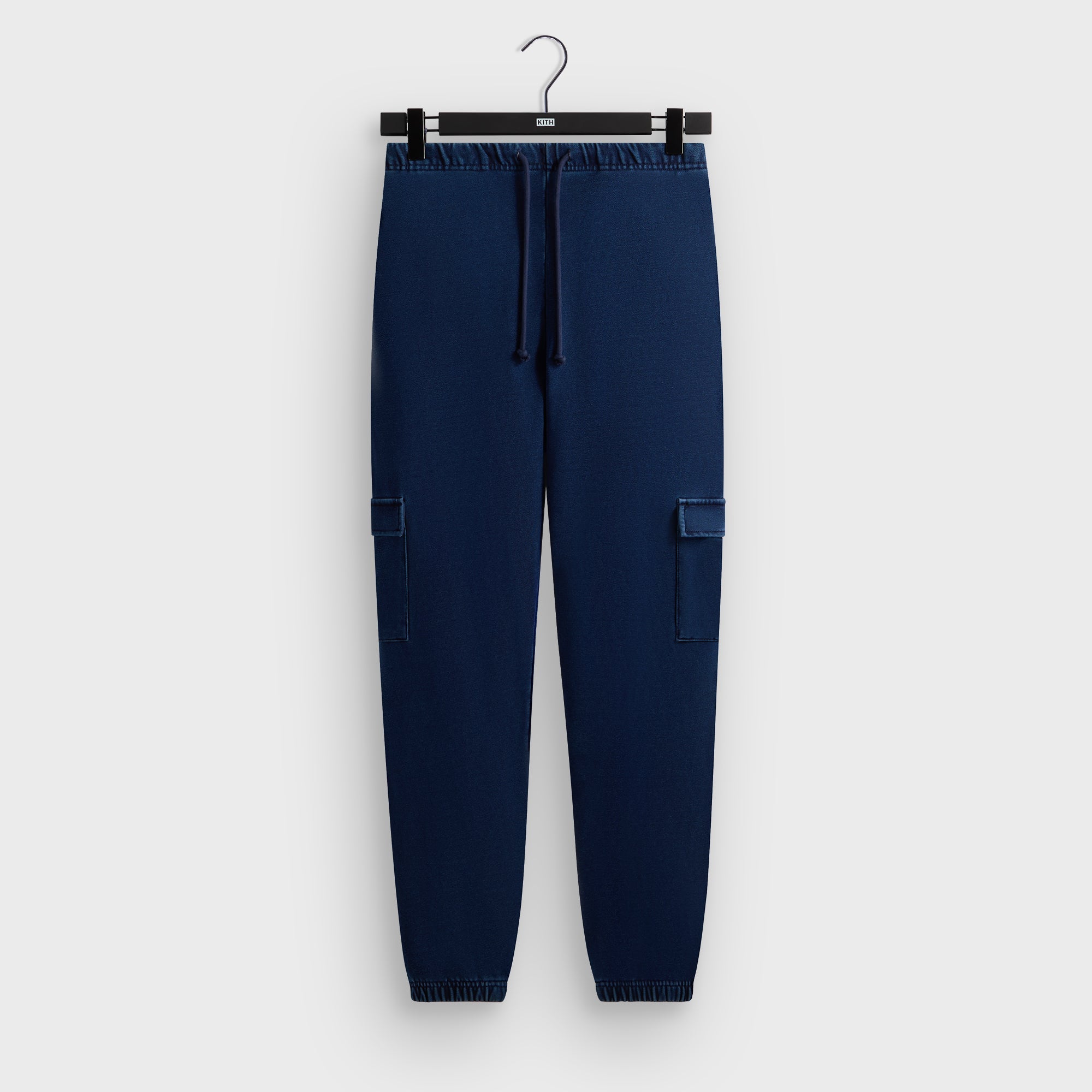 Kith Indigo Loopback Cargo Nelson Sweatpant - Dark Indigo – Kith Japan