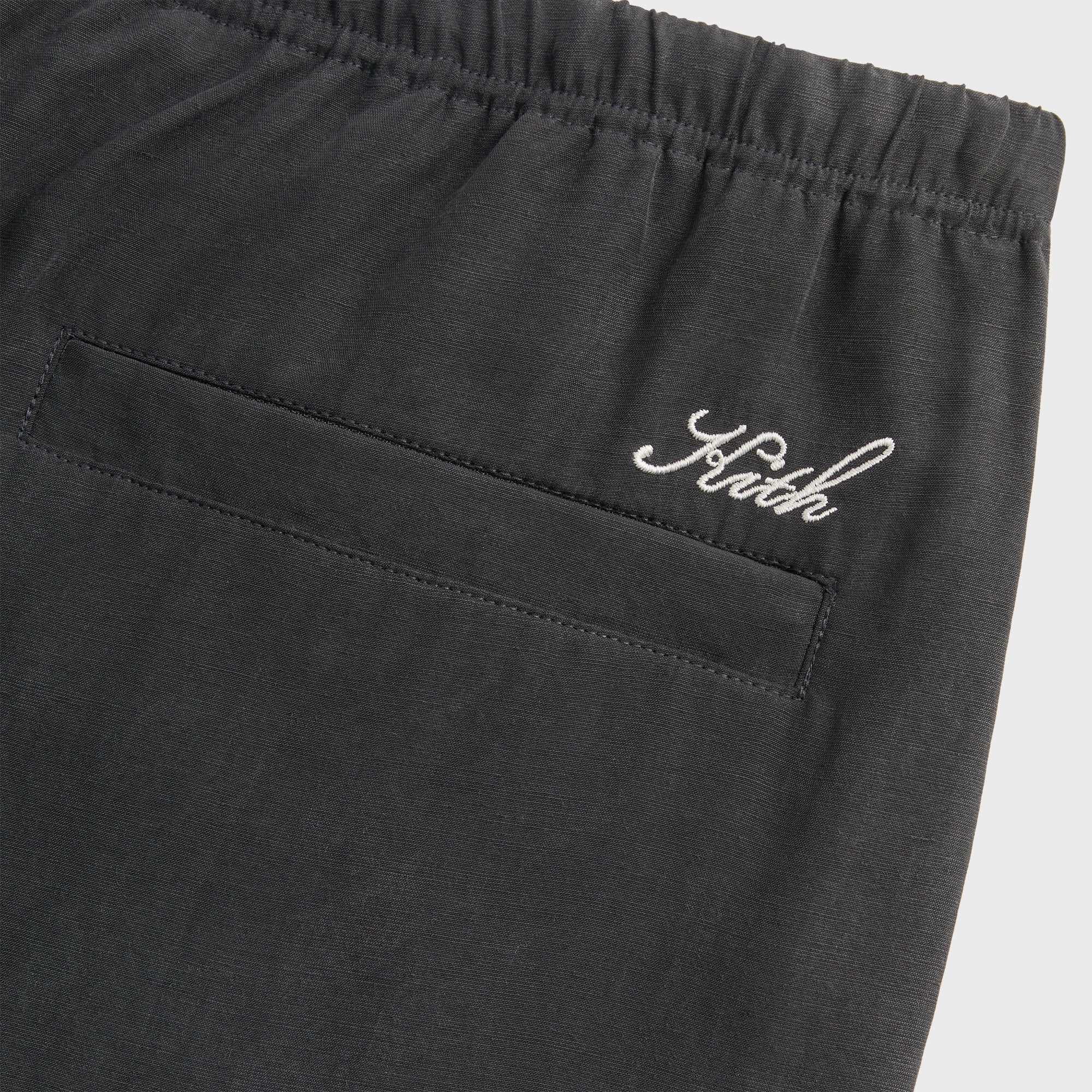 Kith Cupro Linen Parker Pant - Black – Kith Japan