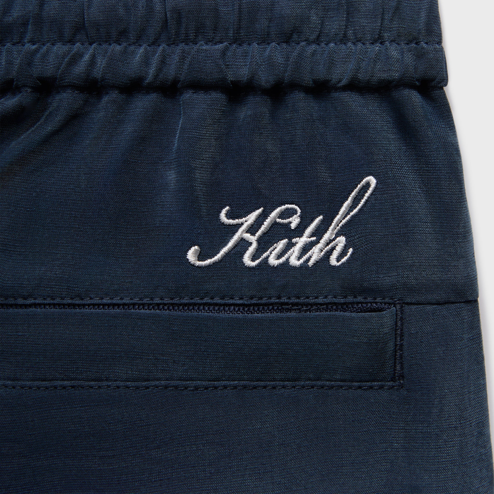 Kith Cupro Linen Cedar Short - Nocturnal – Kith Japan