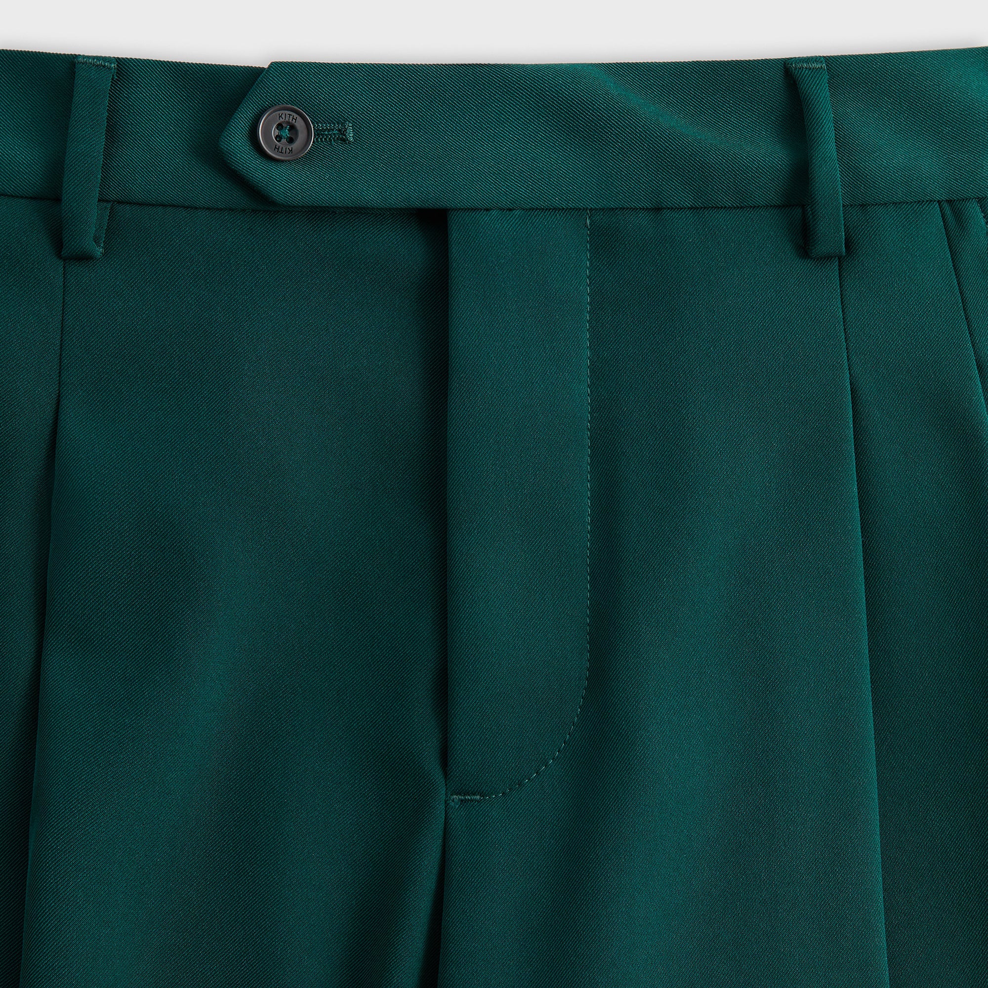 Kith Drape Twill Kylan Pleated Trouser - Chronicle – Kith Japan