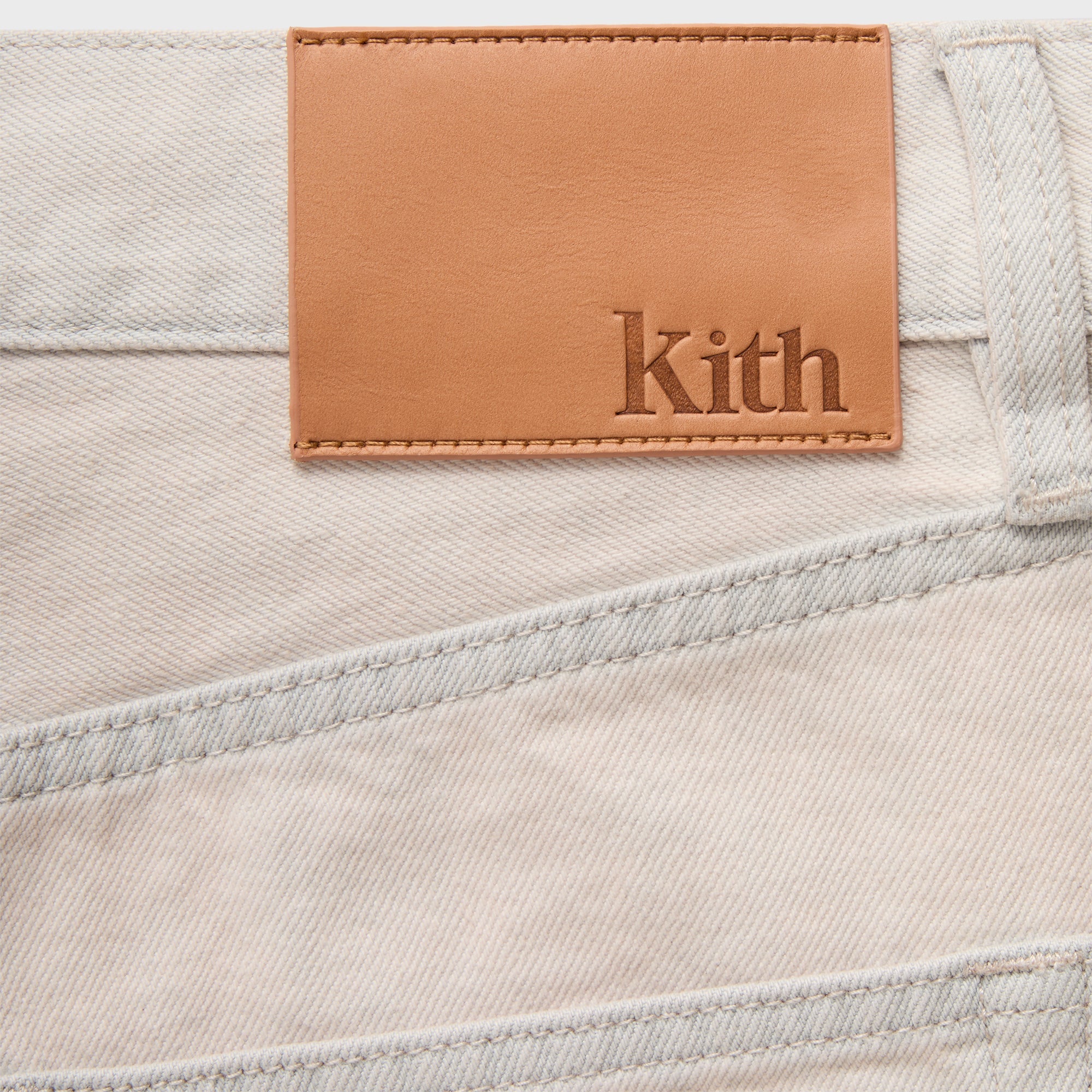 Kith Midweight Denim Lewis Short - Washed Pastel – Kith Japan
