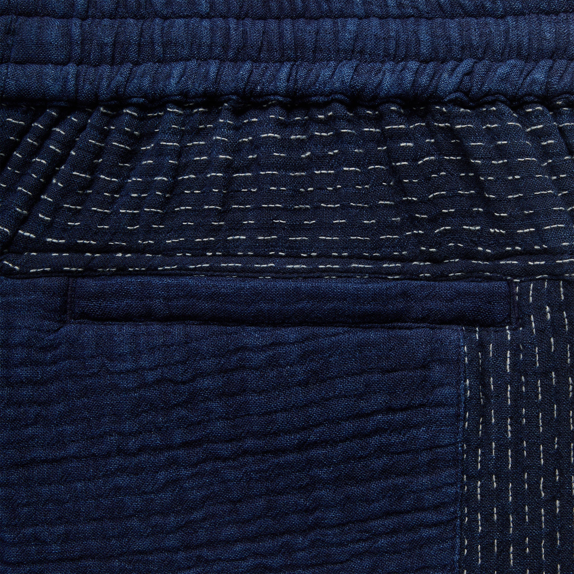 Kith Stitched Patchwork Curtis Short - Mid Indigo – Kith Japan
