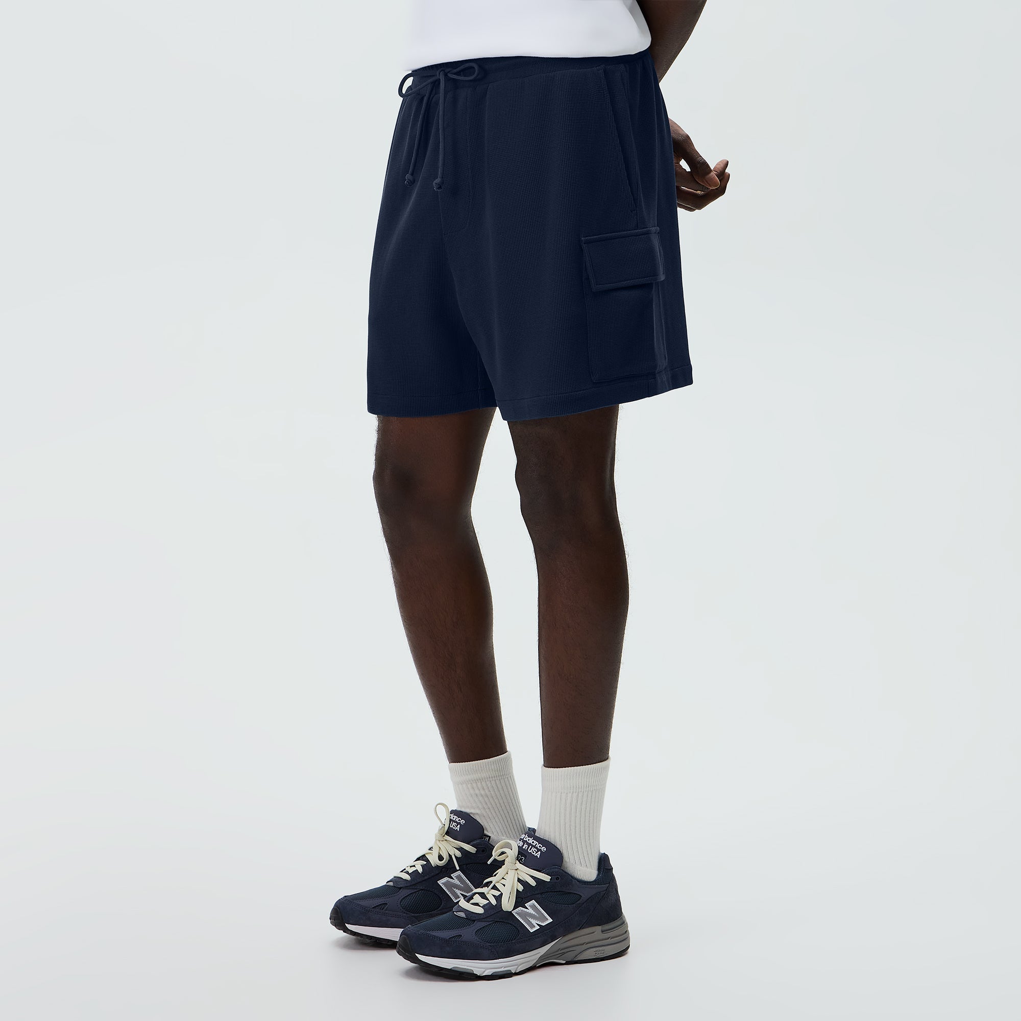 Kith Micro Waffle Fairfax Cargo Short - Nocturnal – Kith Japan