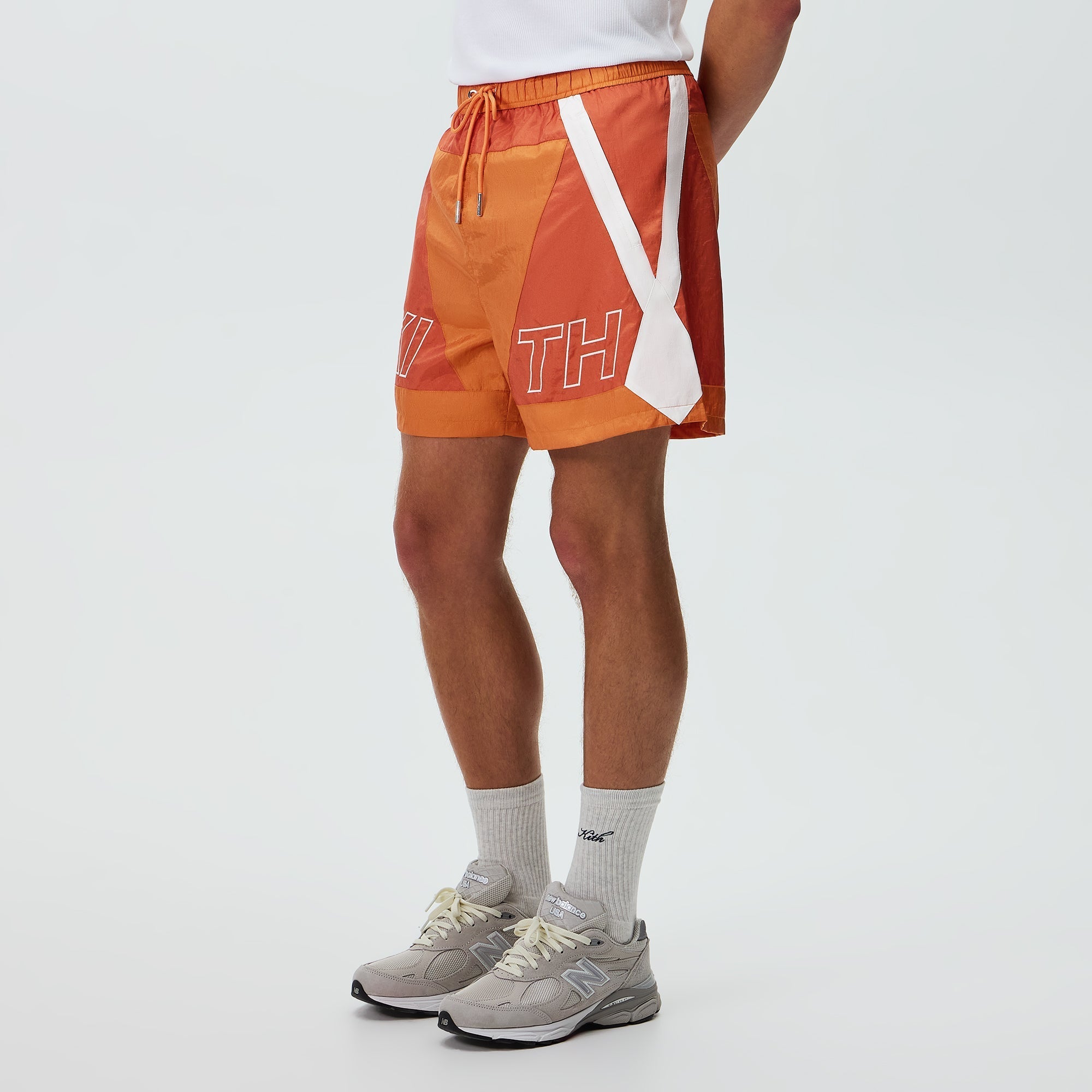 Kith Washed Nylon Turbo Short - Clementine - PH – Kith Japan