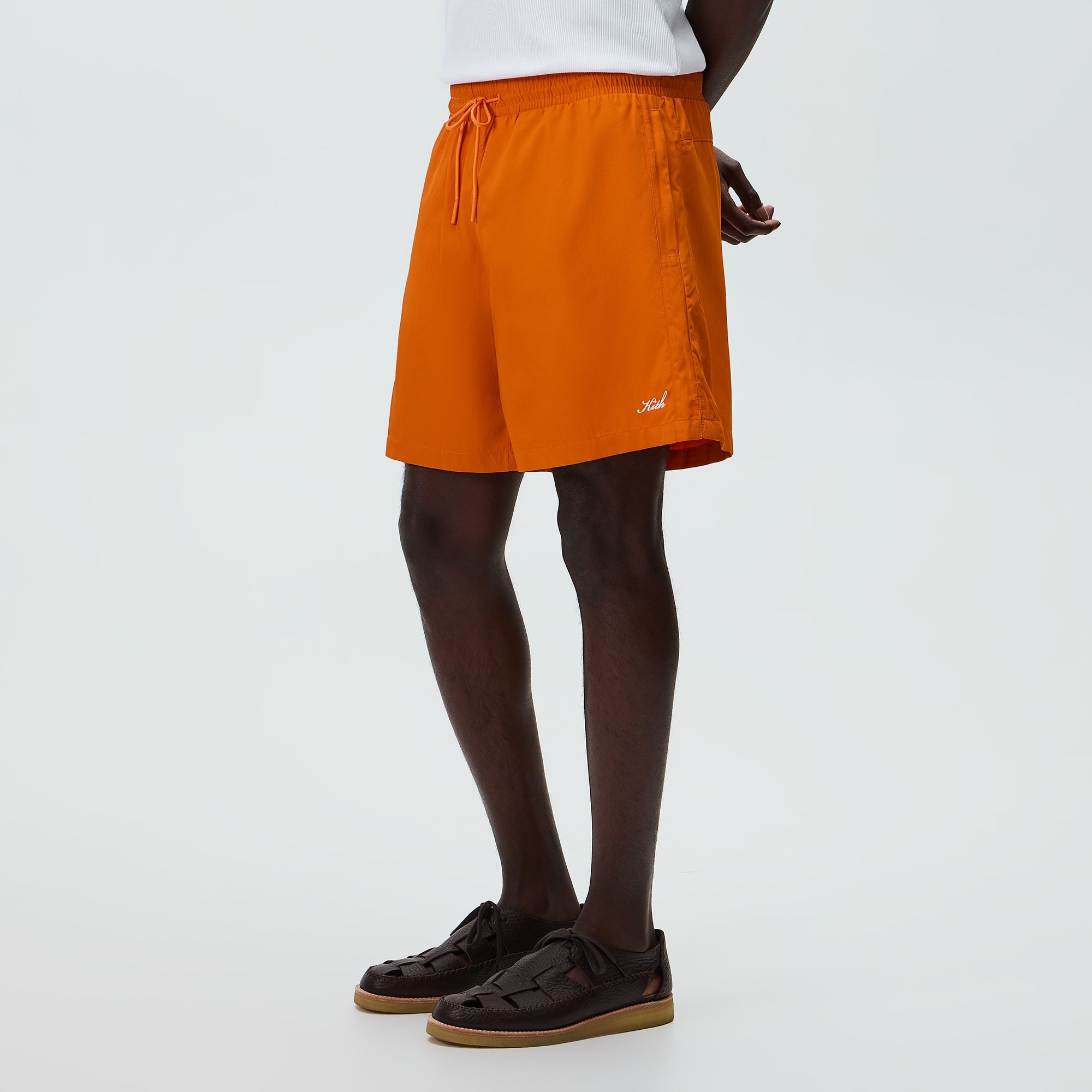 Kith Garment Washed Nylon Active Swim Short - Clementine - PH