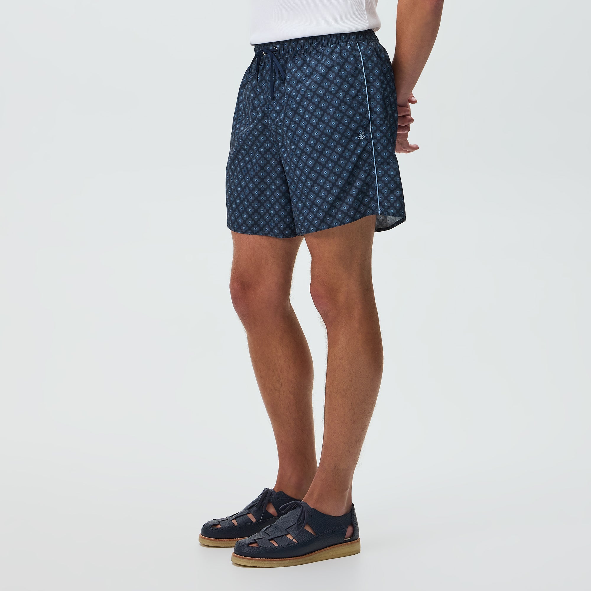 Kith Printed Active Swim Shorts インディゴブルー Kith Printed Collins Swim Short - Nocturnal – Kith Japan