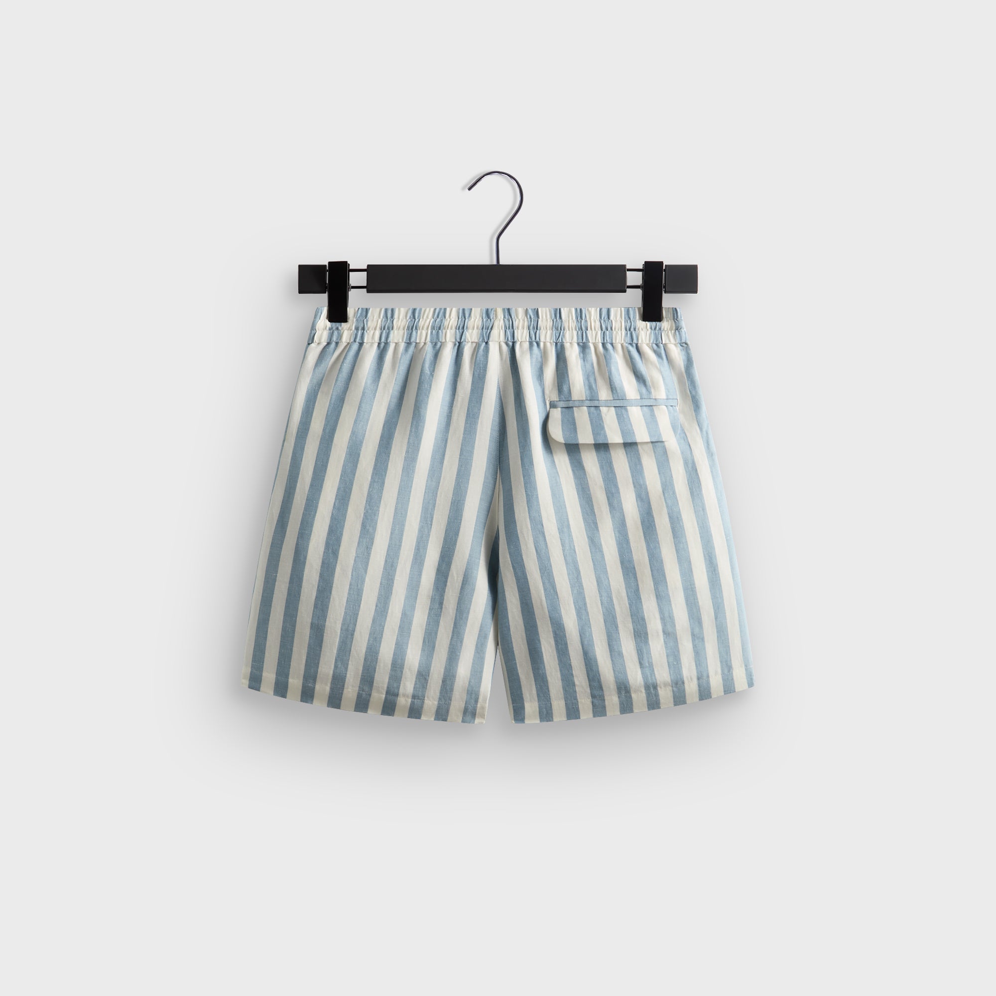 Kith Spun Silk Linen Stripe Kellen Short - Light Indigo – Kith Japan