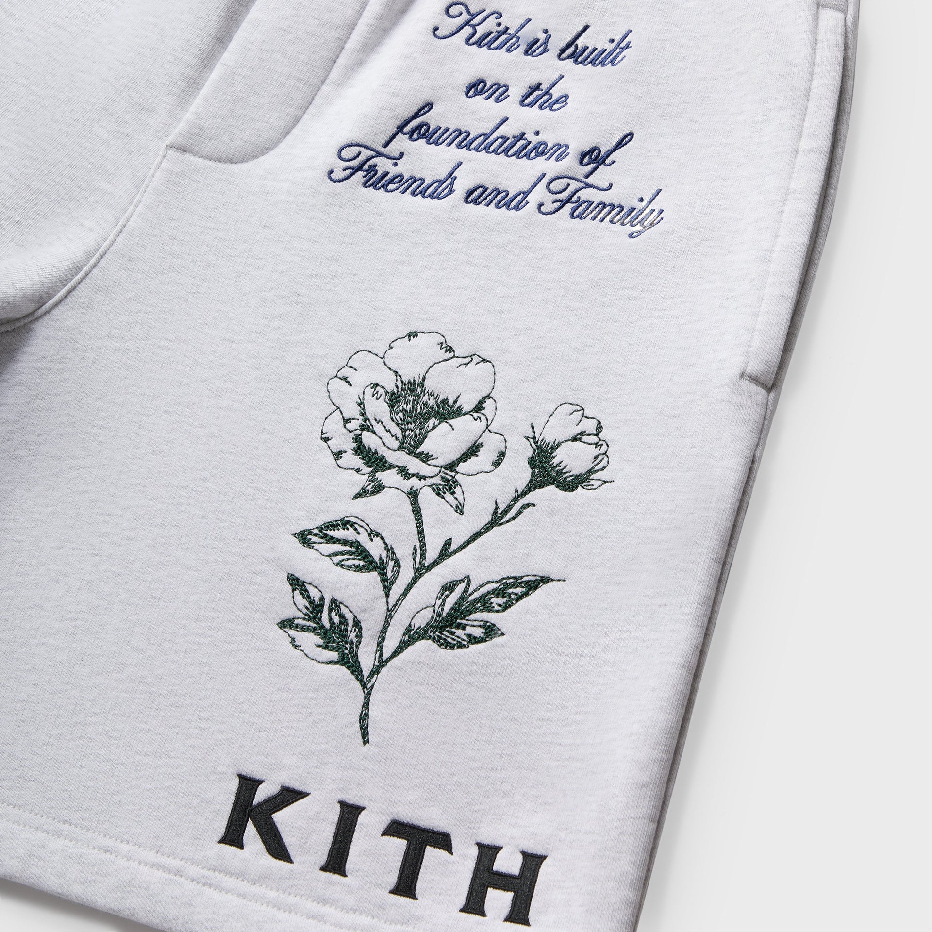 Kith New York To The World Curtis Short - Light Heather Grey