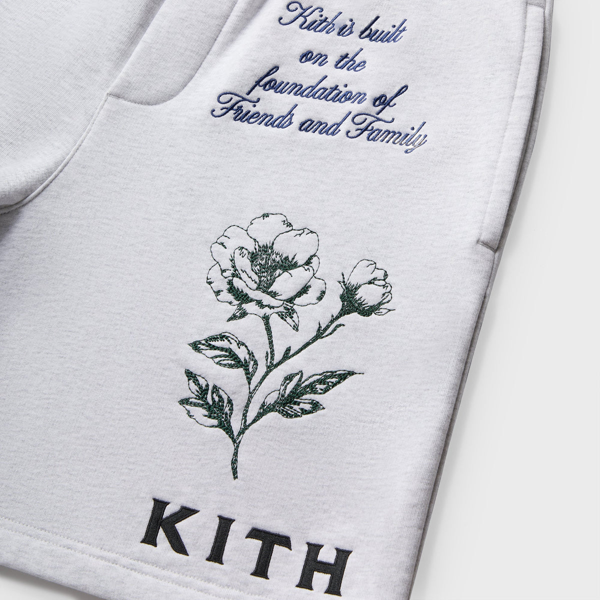 Kith New York To The World Curtis Short - Light Heather Grey 
