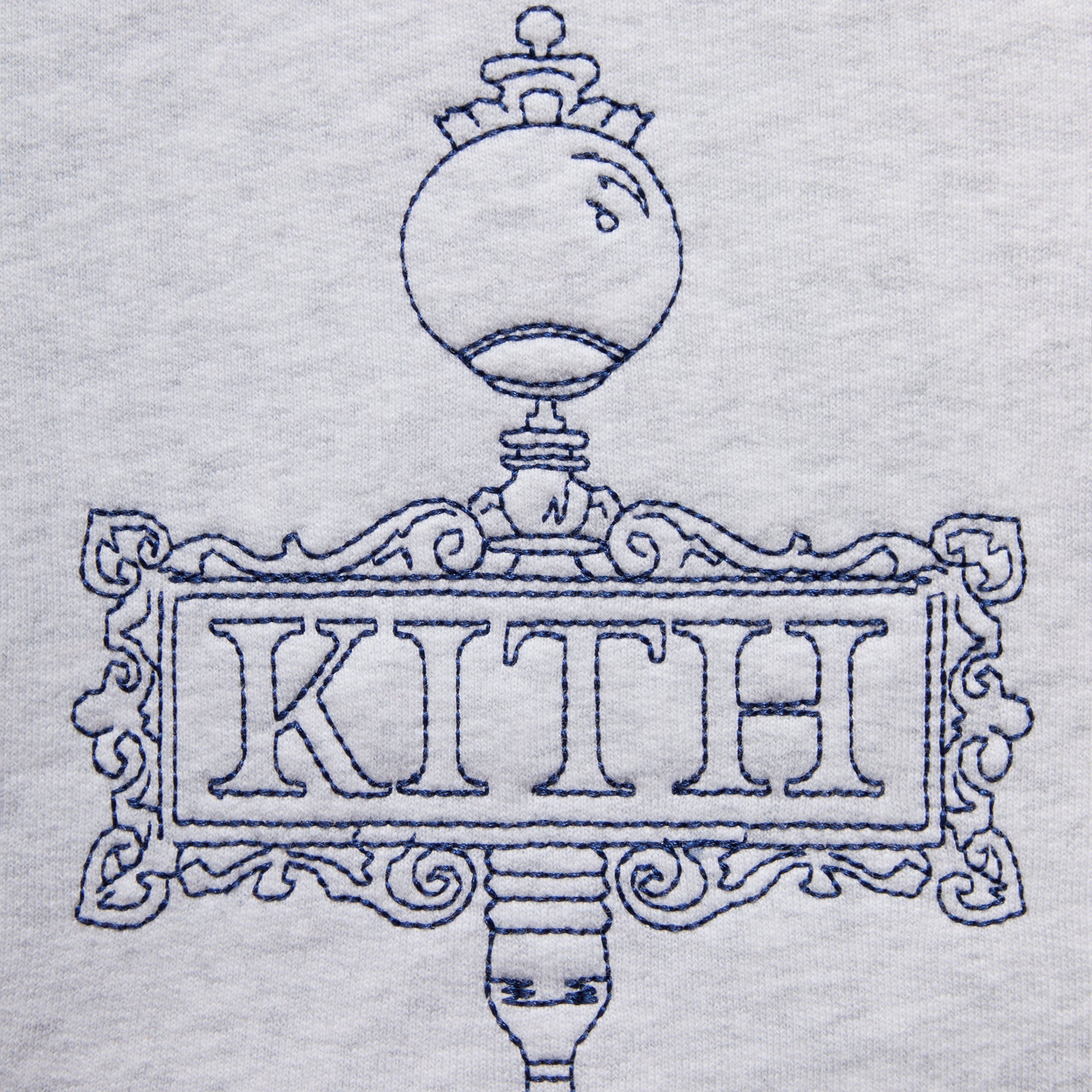 Kith New York To The World Curtis Short - Light Heather Grey