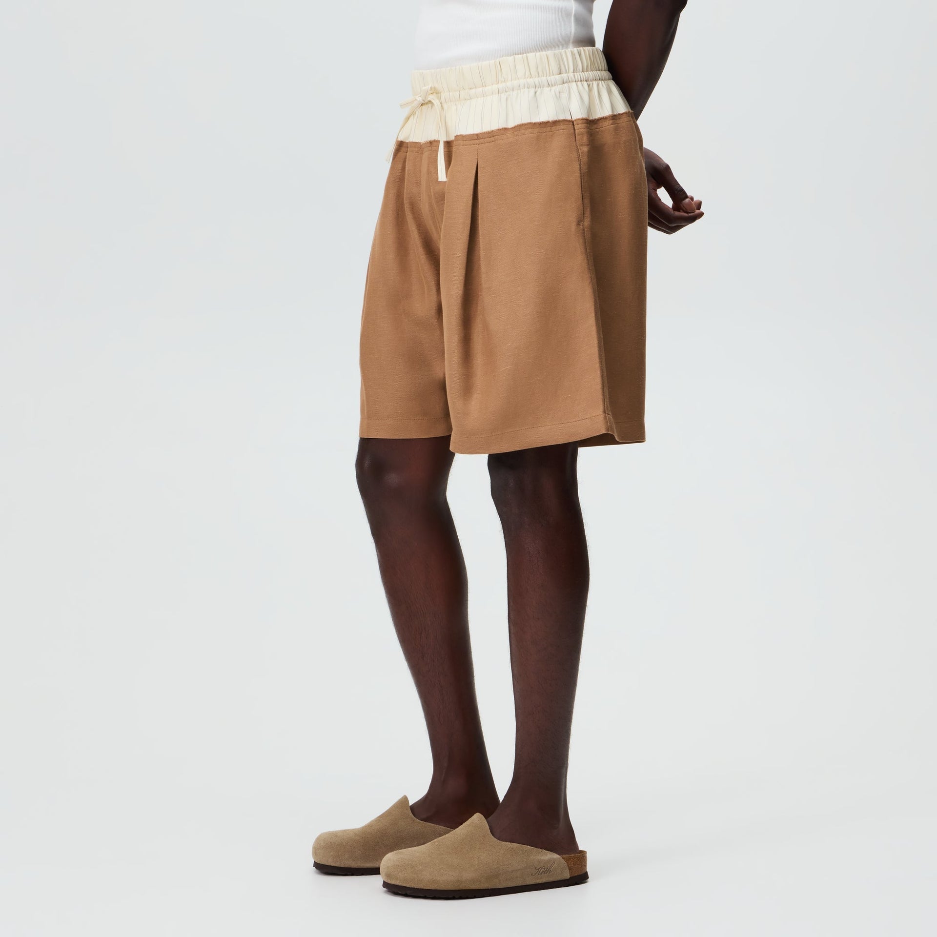 &Kin Linen Rayon Twill Emil Short - Strand - PH