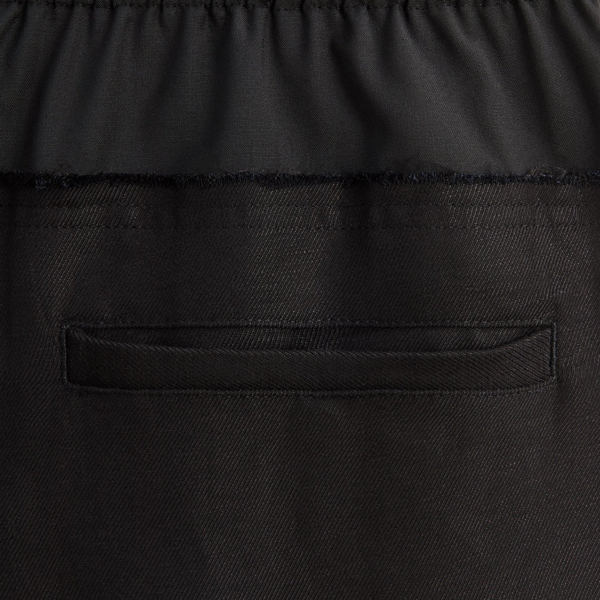 &Kin Linen Rayon Twill Emil Pant - Black - PH
