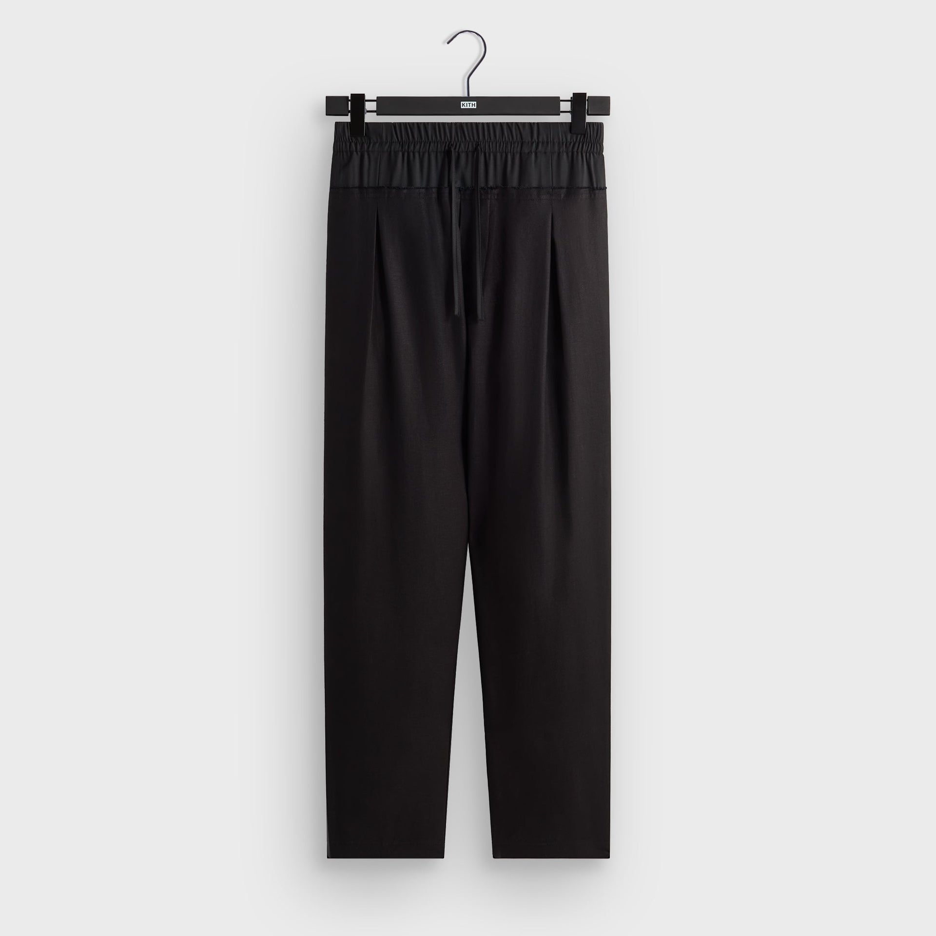 &Kin Linen Rayon Twill Emil Pant - Black - PH