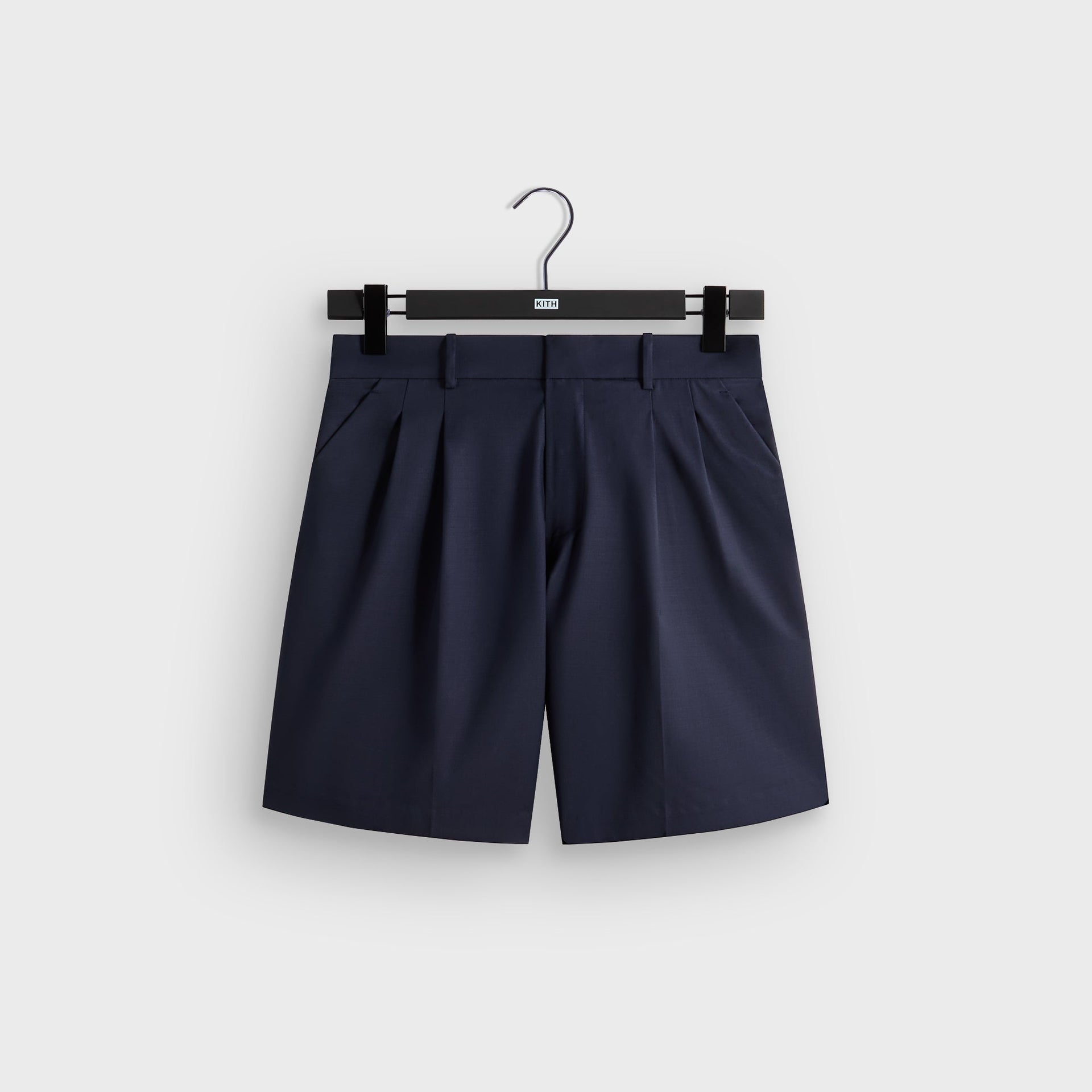 &Kin Tropical Wool Emrys Pleated Short - Nocturnal - PH