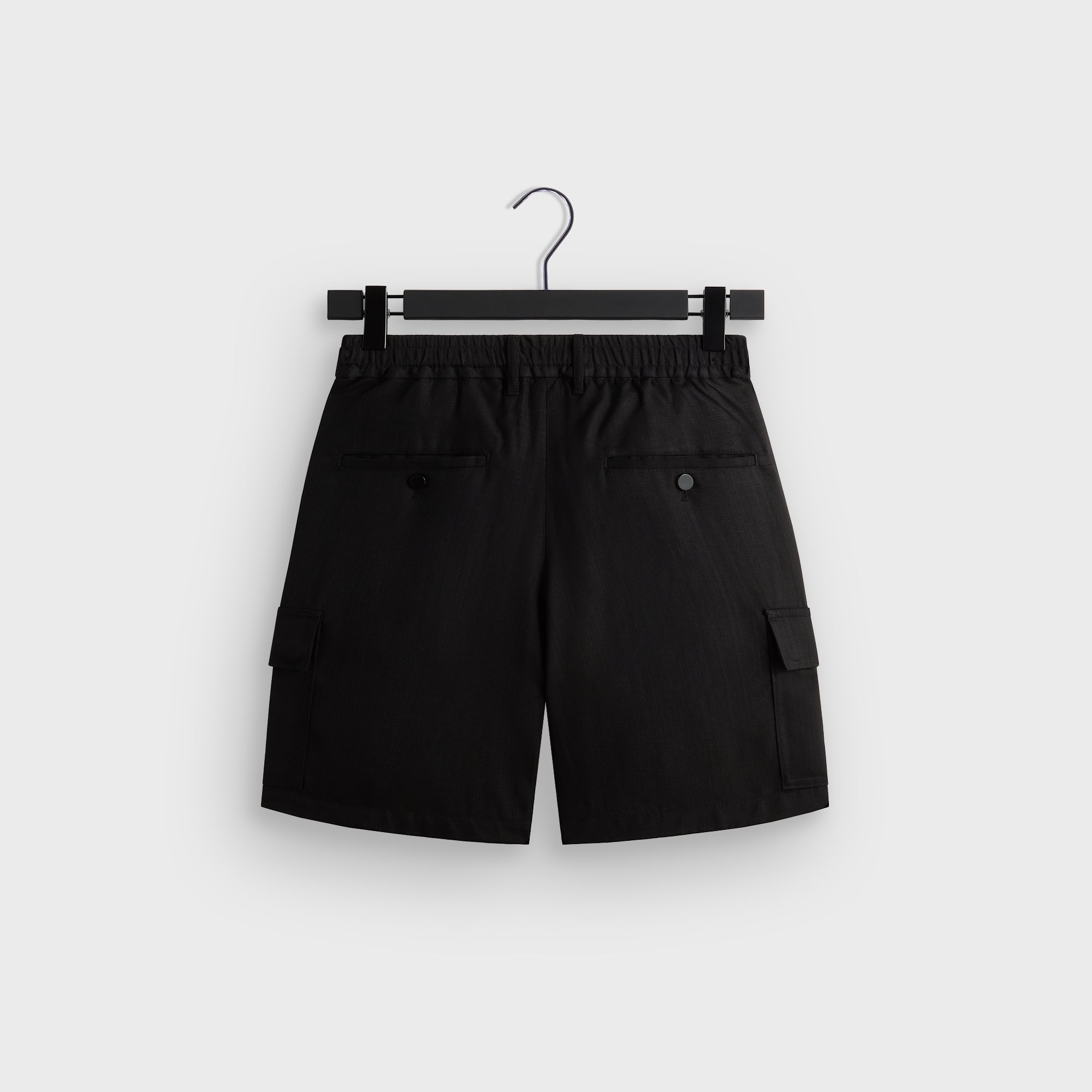 &Kin Textured Rayon Conley Cargo Short - Black - PH – Kith Japan
