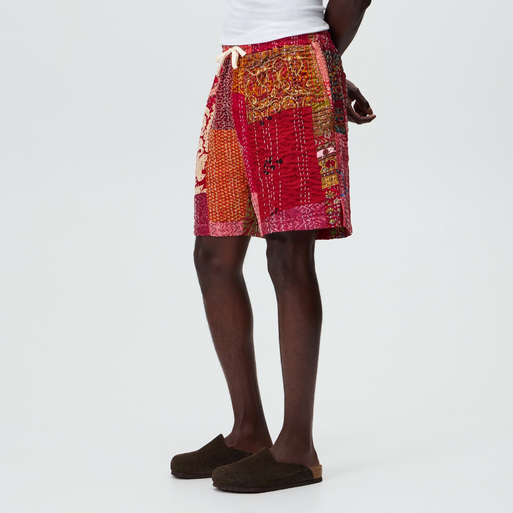 &Kin Tal Patchwork Short - Gold / Multi – Kith Japan