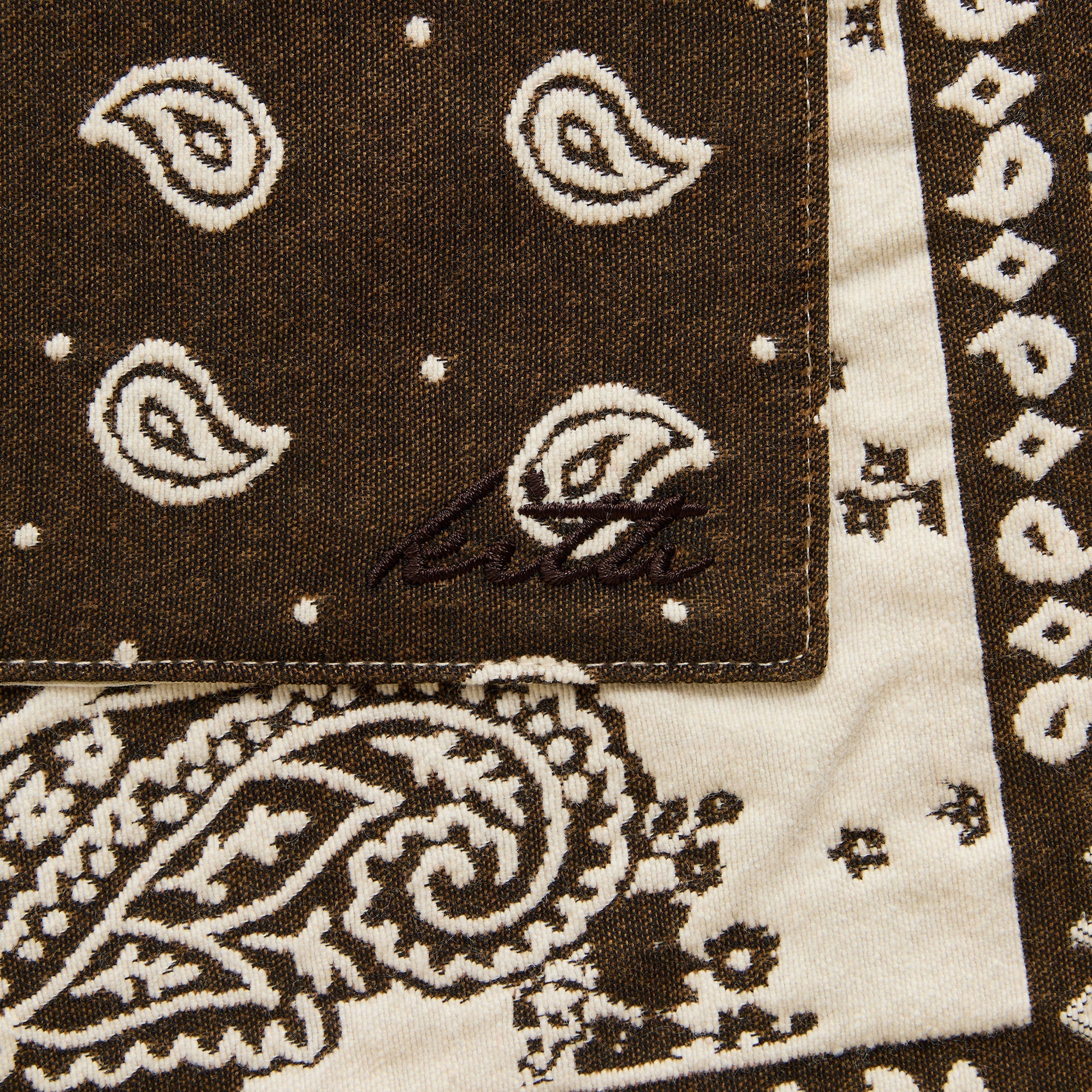 Kith Bandana Jacquard Lewis Short - Coffee - PH – Kith Japan