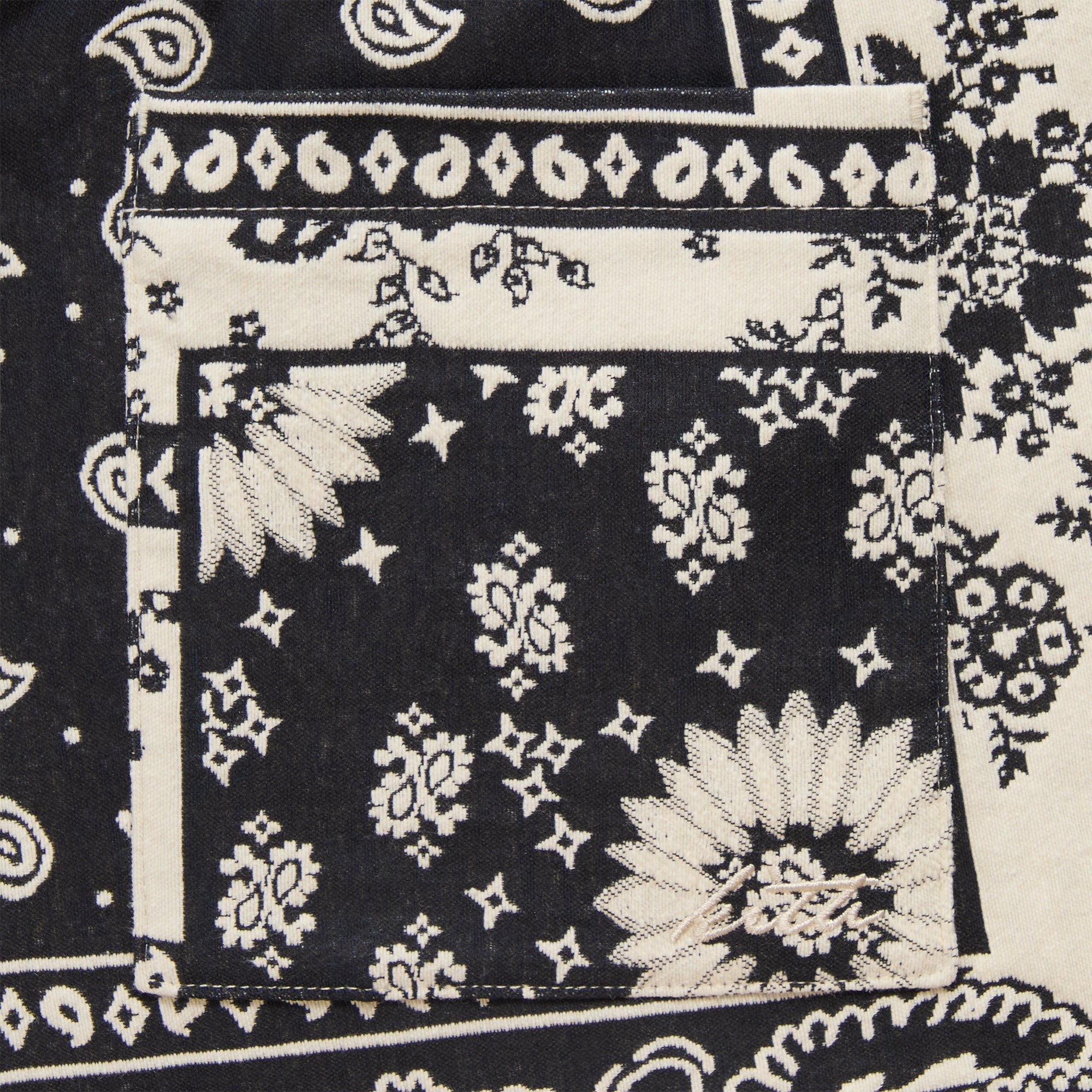 Kith Bandana Jacquard Lewis Short - Nocturnal – Kith Japan