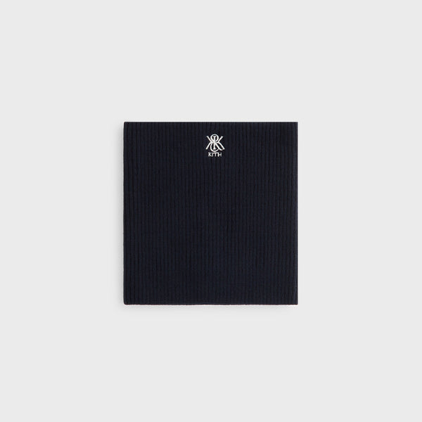 Kith Ribbed Neck Warmer - Black – Kith Japan