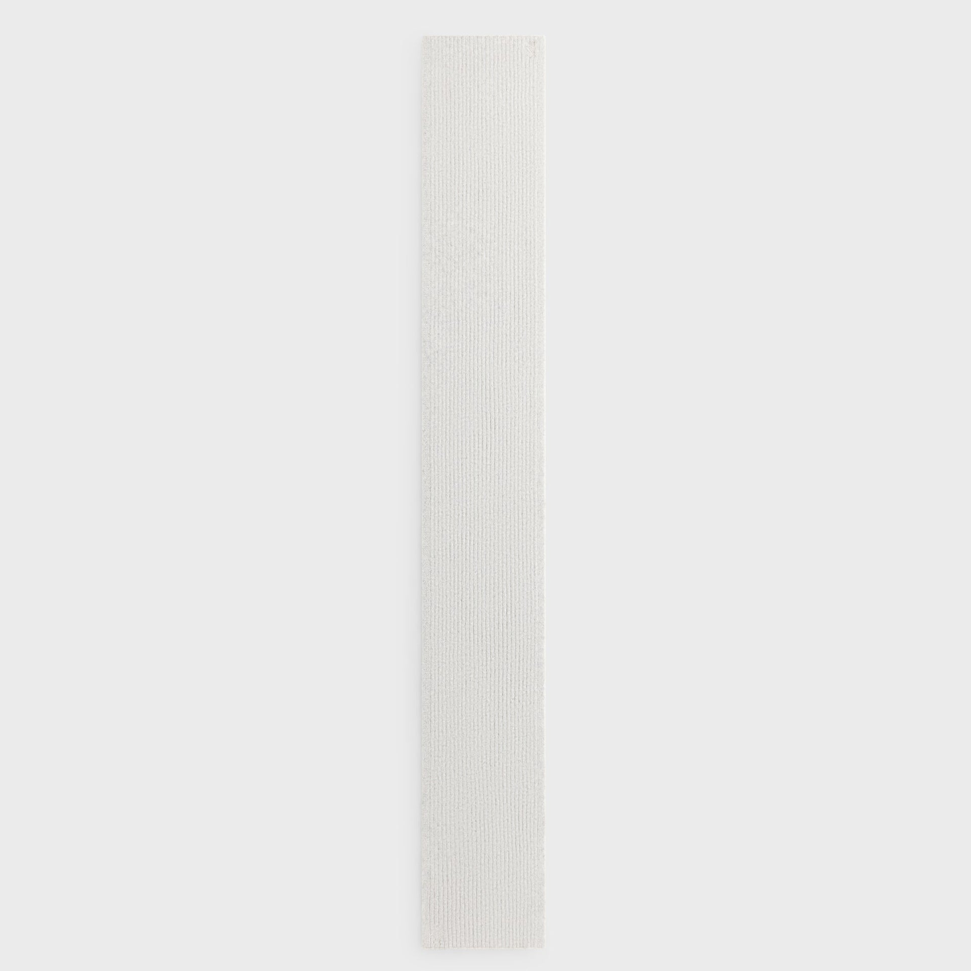 Kith Ribbed Knit Scarf - Light Heather Grey
