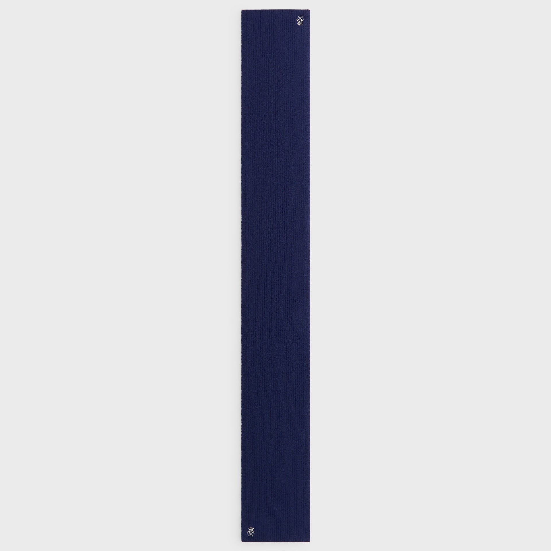 Kith Ribbed Knit Scarf - Nocturnal