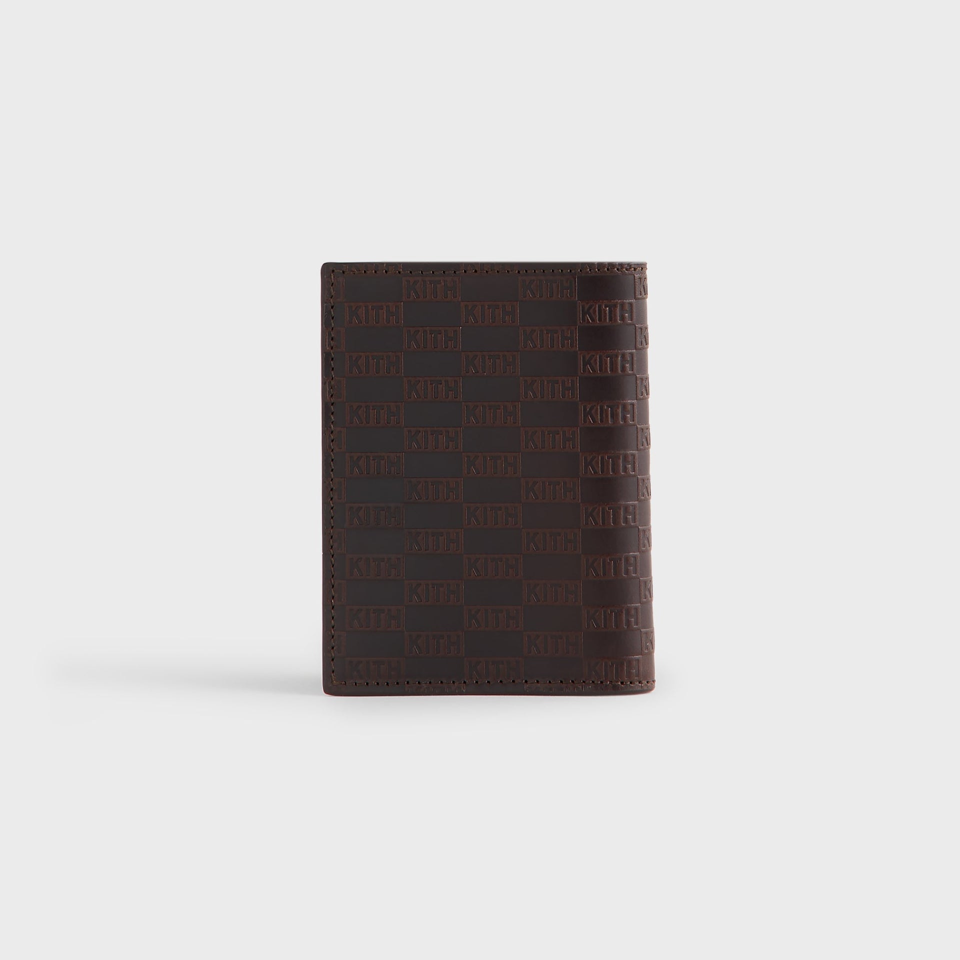 Kith Monogram Leather Bi-Fold Wallet - Incognito