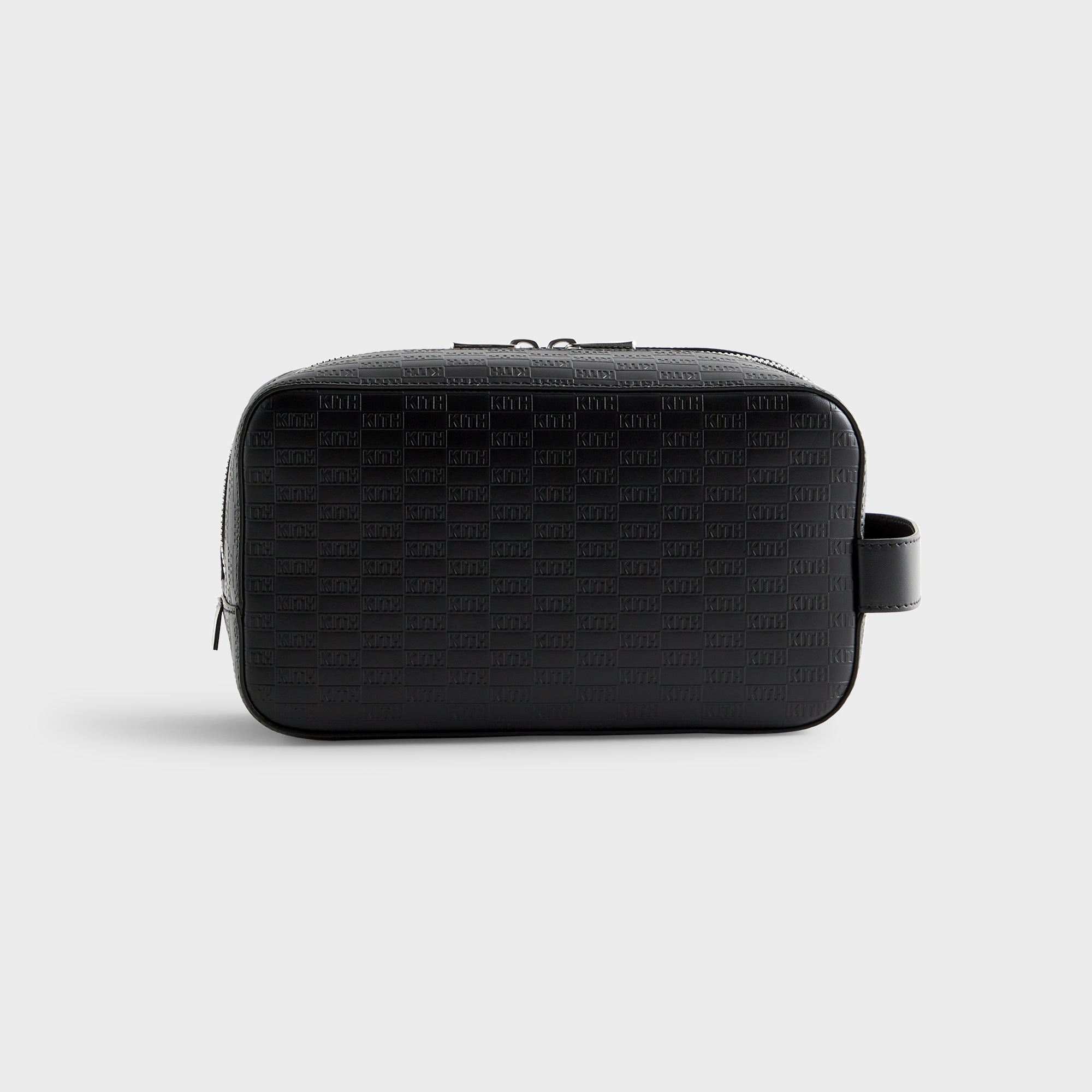 Kith Monogram Leather Dopp Kit - Black – Kith Japan