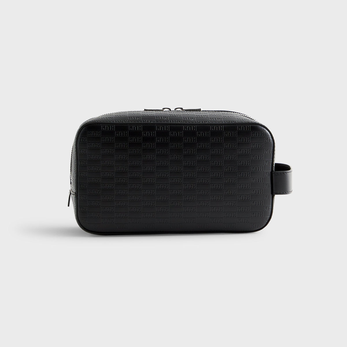 Kith Monogram Leather Dopp Kit - Black