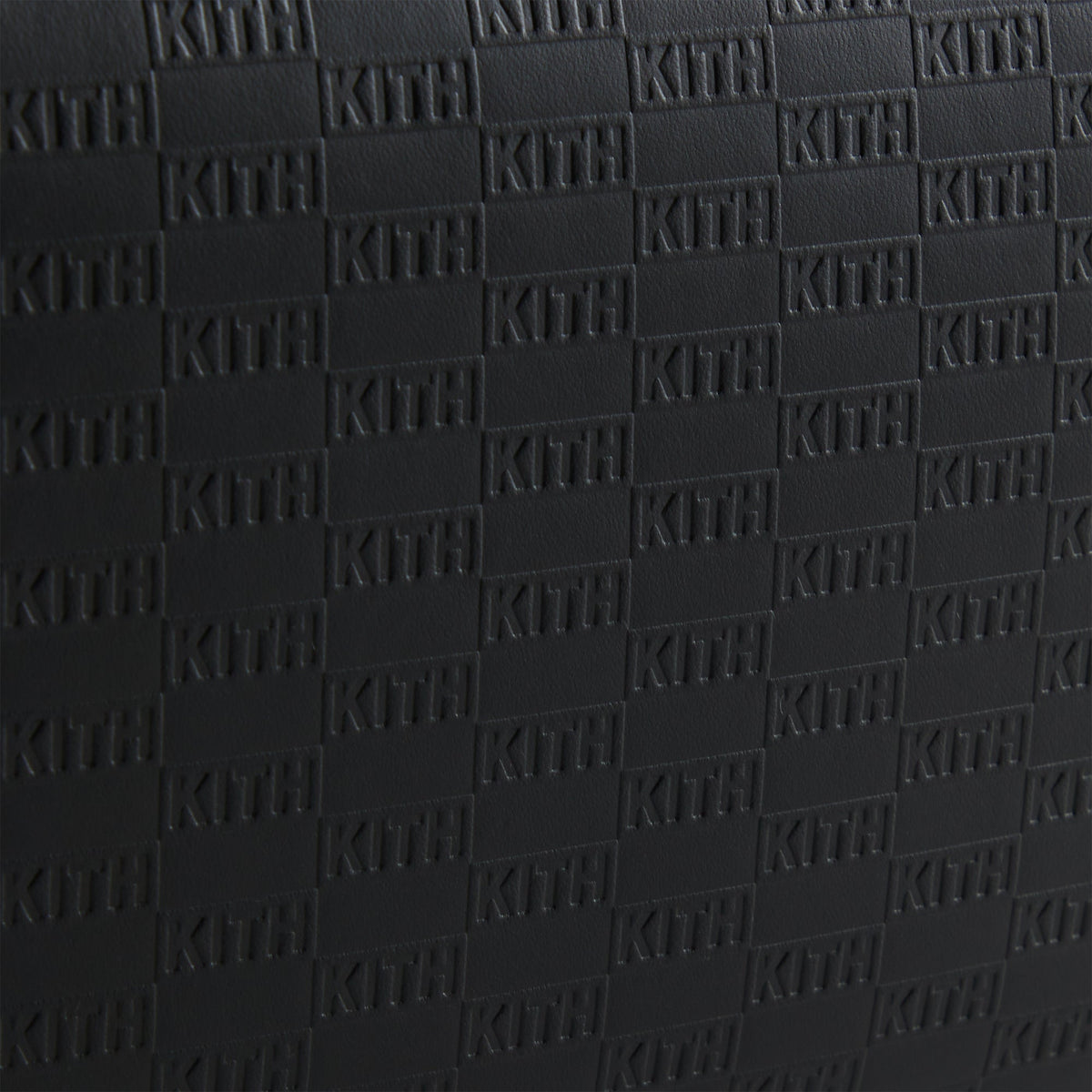 Kith Monogram Leather Dopp Kit - Black