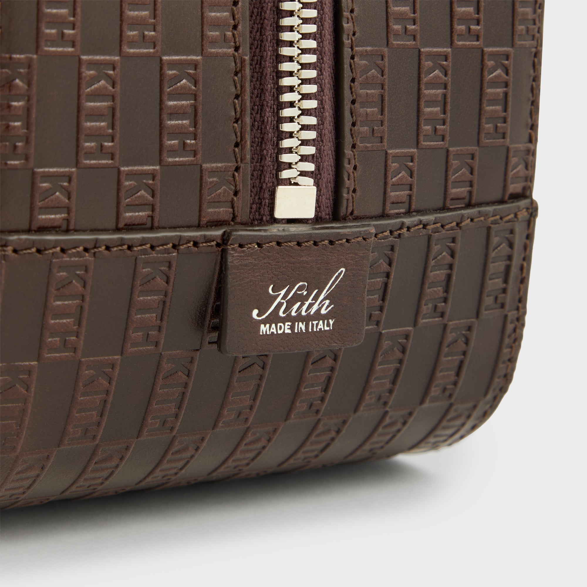 Kith Monogram Leather Dopp Kit - Incognito – Kith Japan