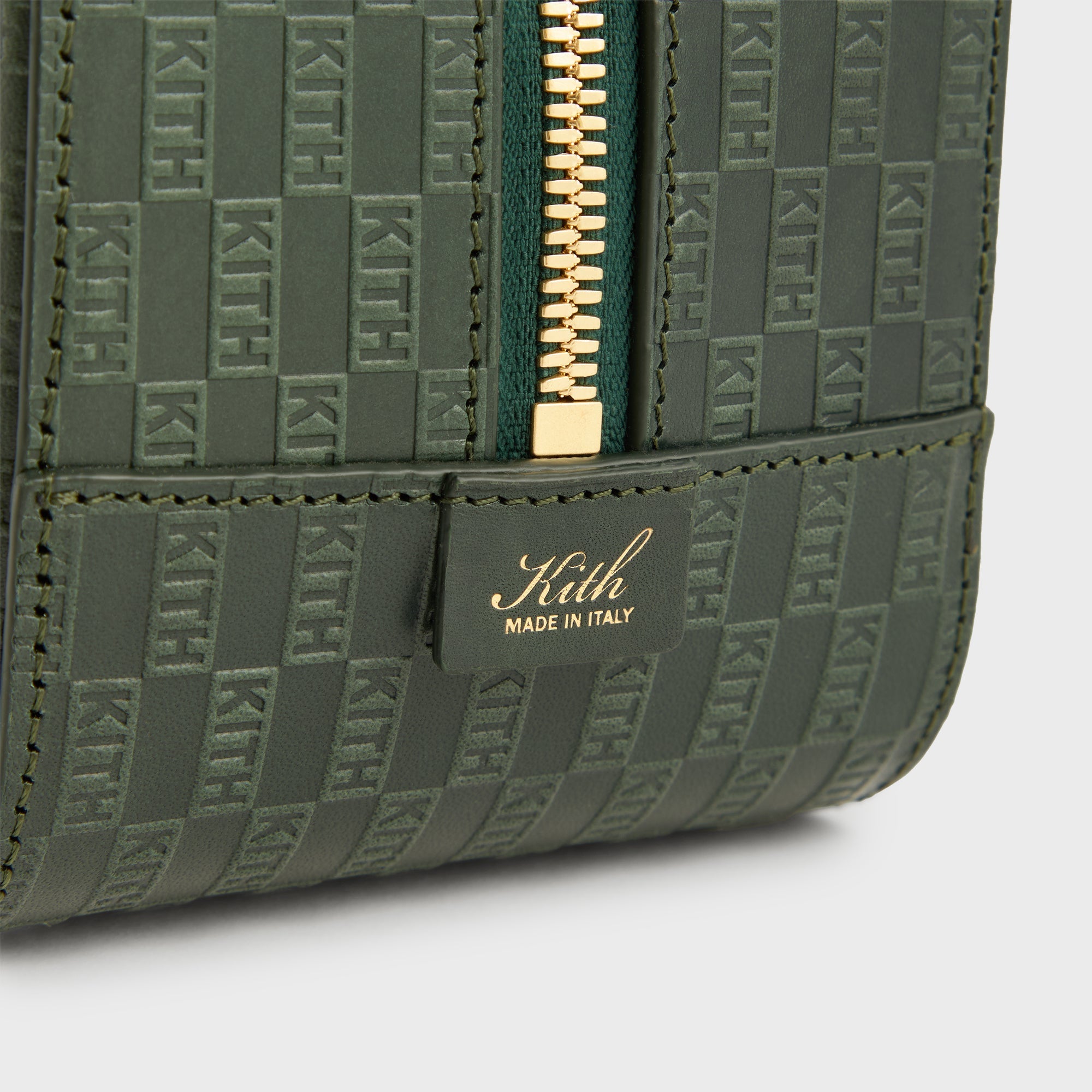 Kith Monogram Leather Dopp Kit - Equestrian – Kith Japan